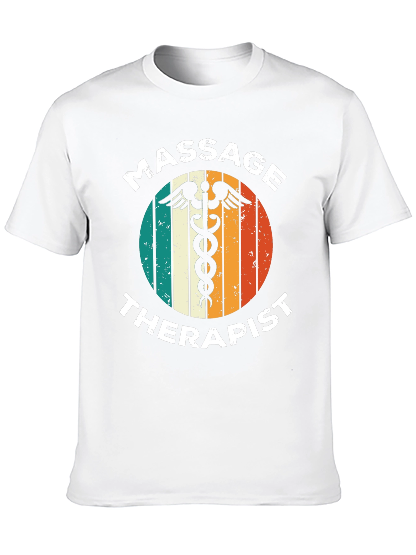 Massage Therapist Retro Graphic T-Shirt