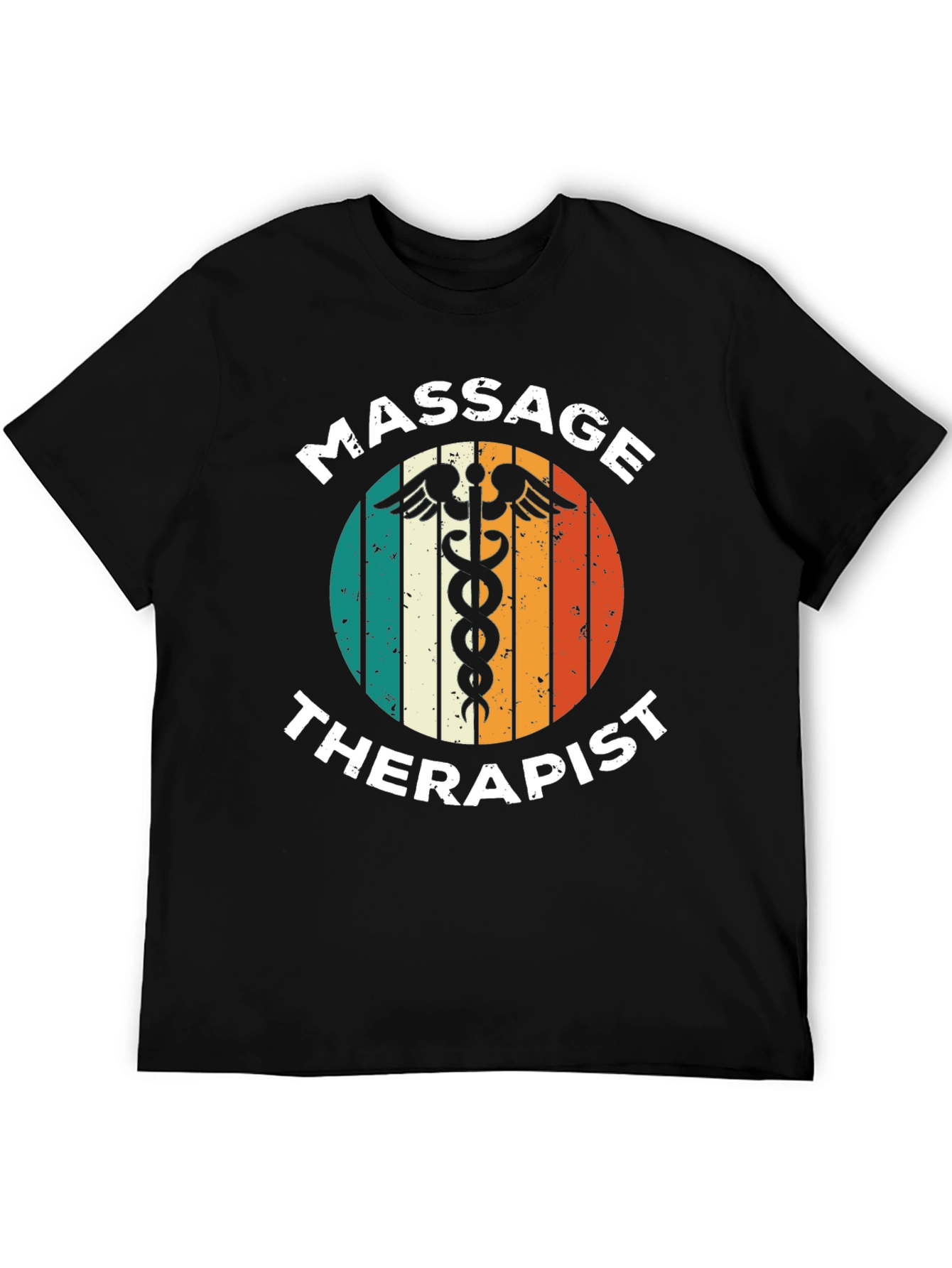 Massage Therapist Retro Graphic T-Shirt