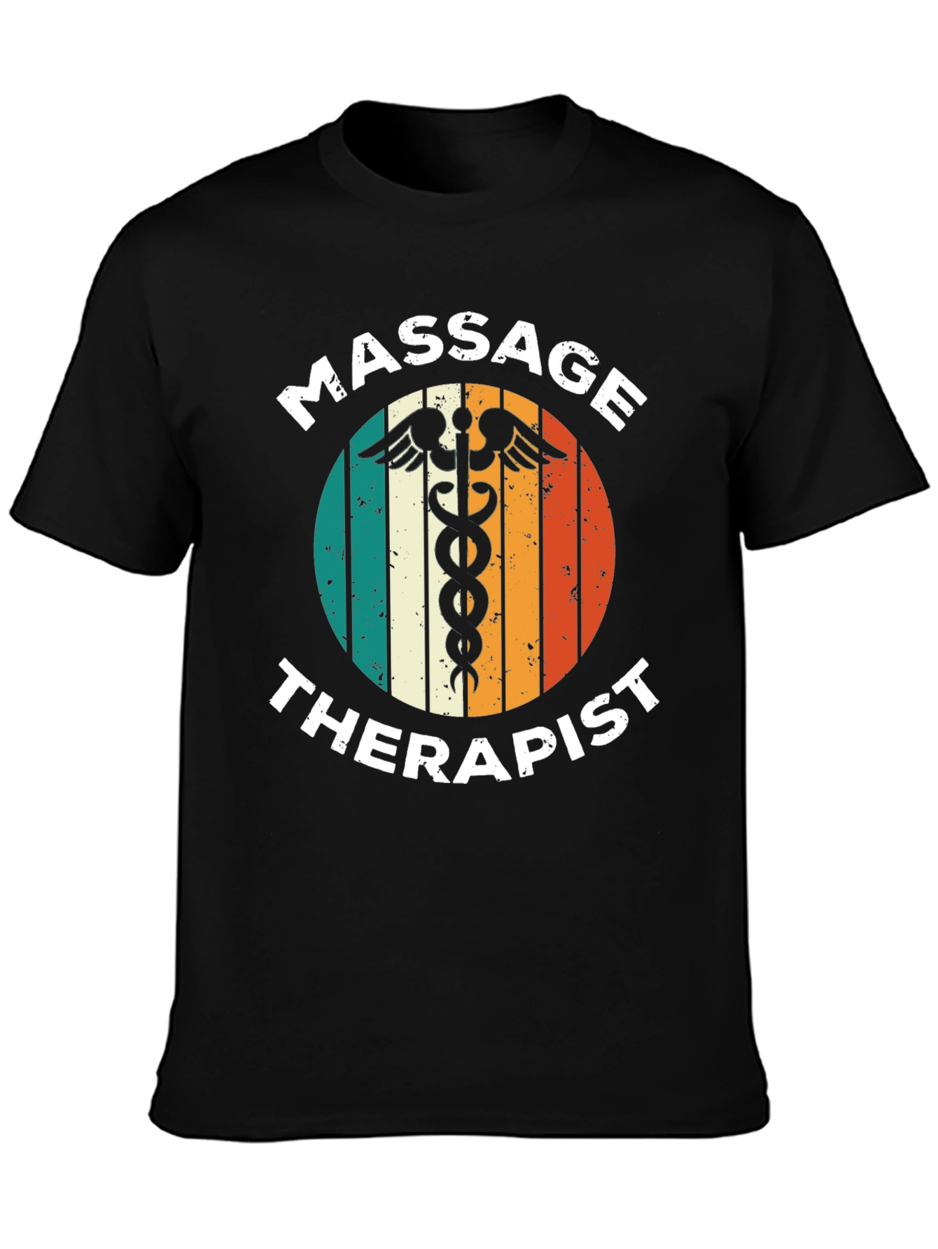 Massage Therapist Retro Graphic T-Shirt