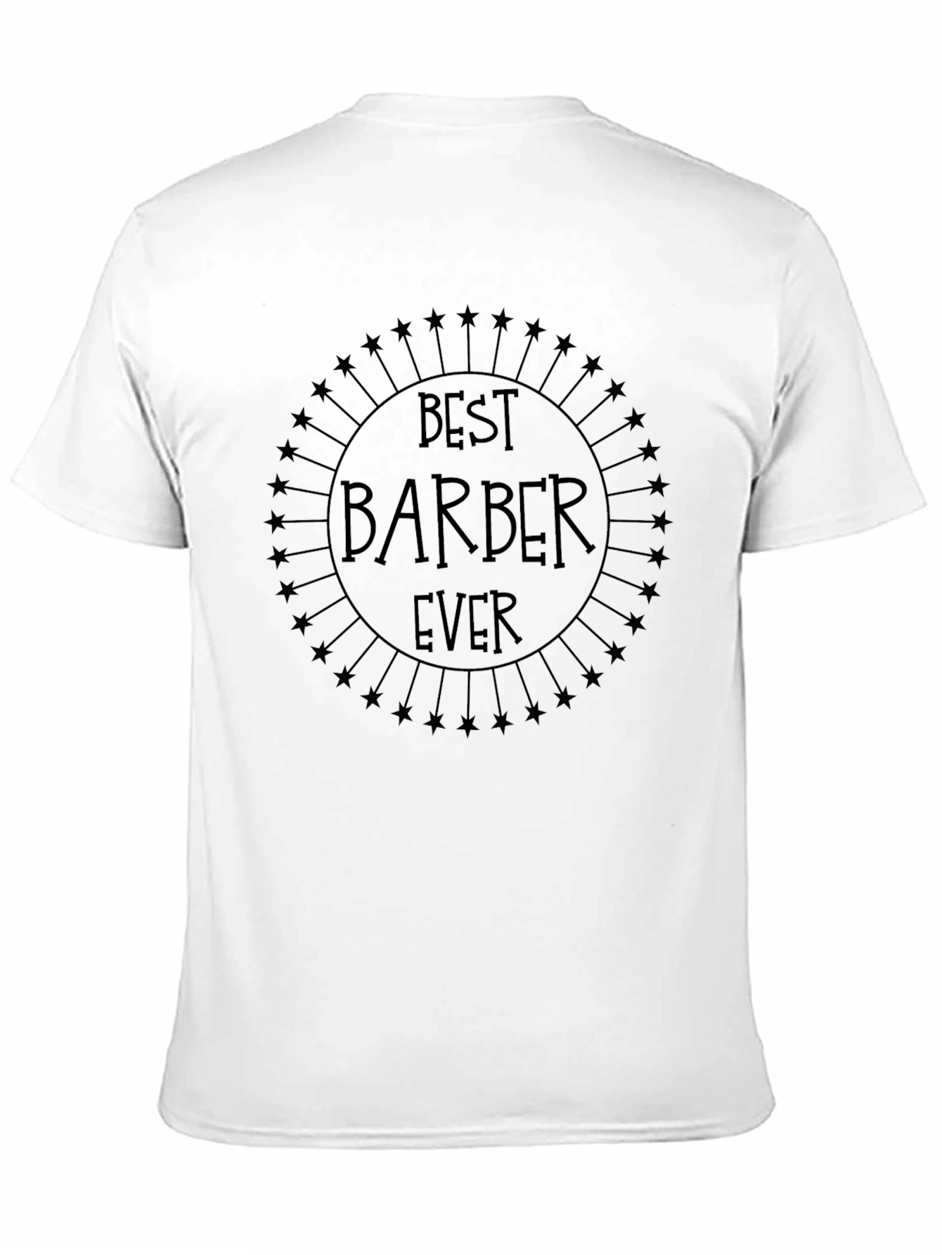 Best Barber Ever Graphic T-Shirt - Black