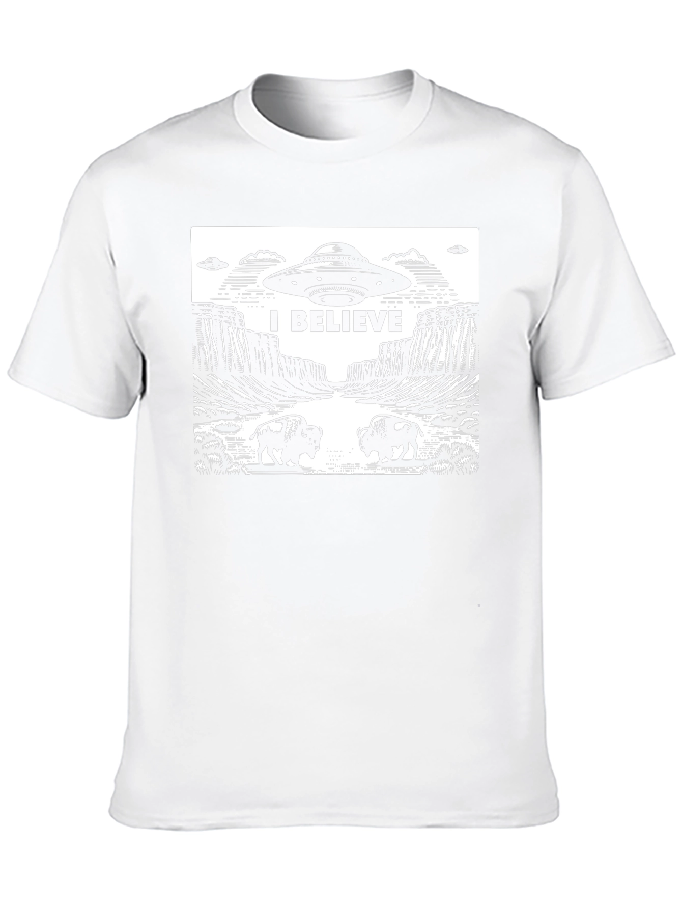 I Believe UFO Graphic T-Shirt