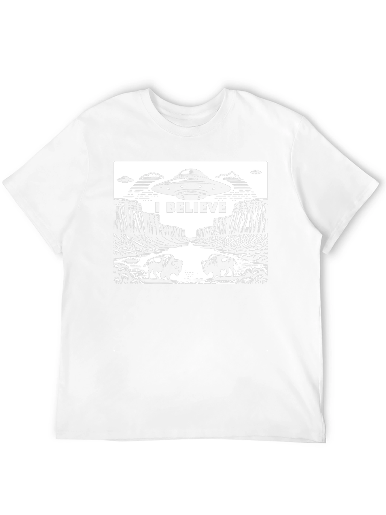 I Believe UFO Graphic T-Shirt