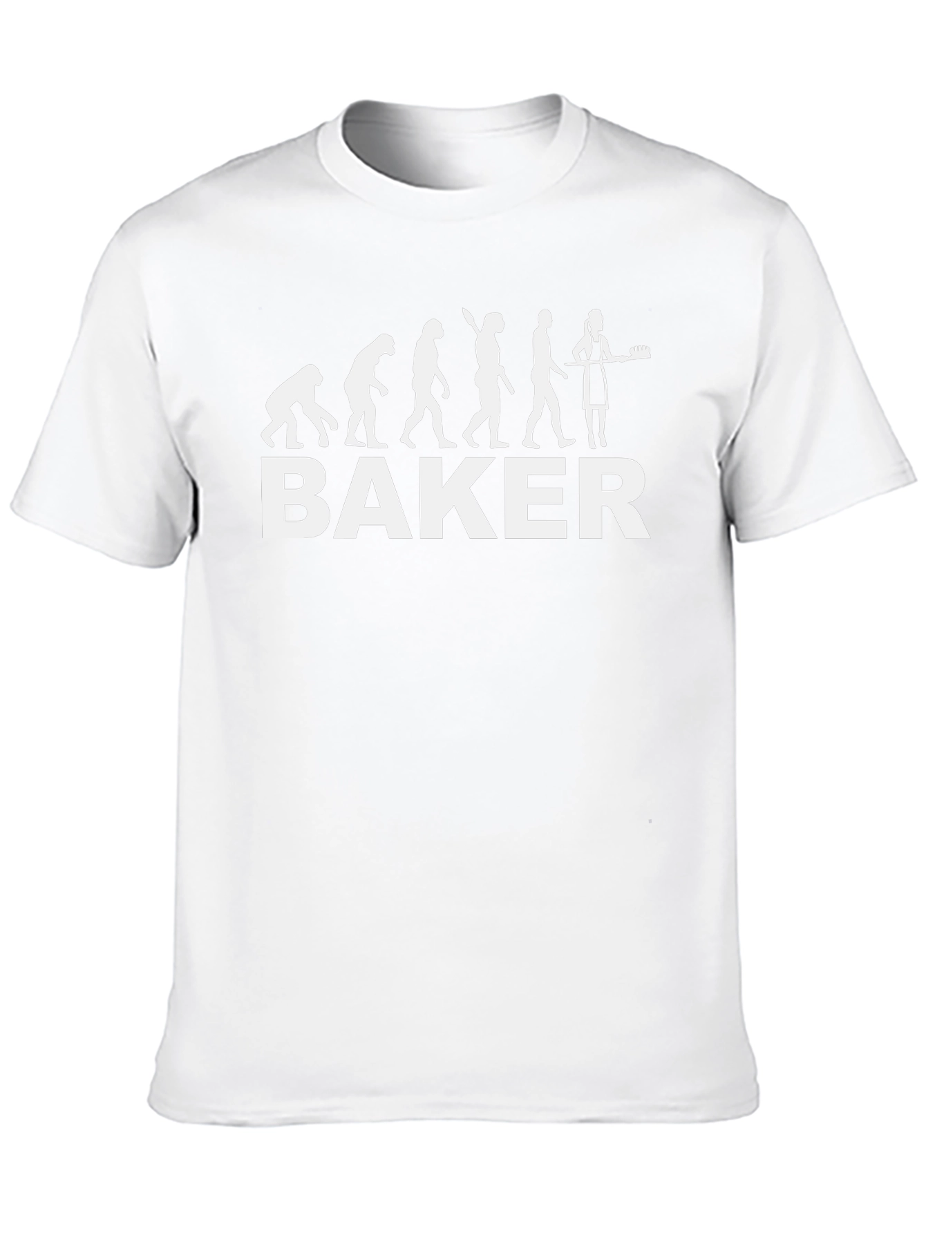 Baker Evolution Funny Graphic T-Shirt