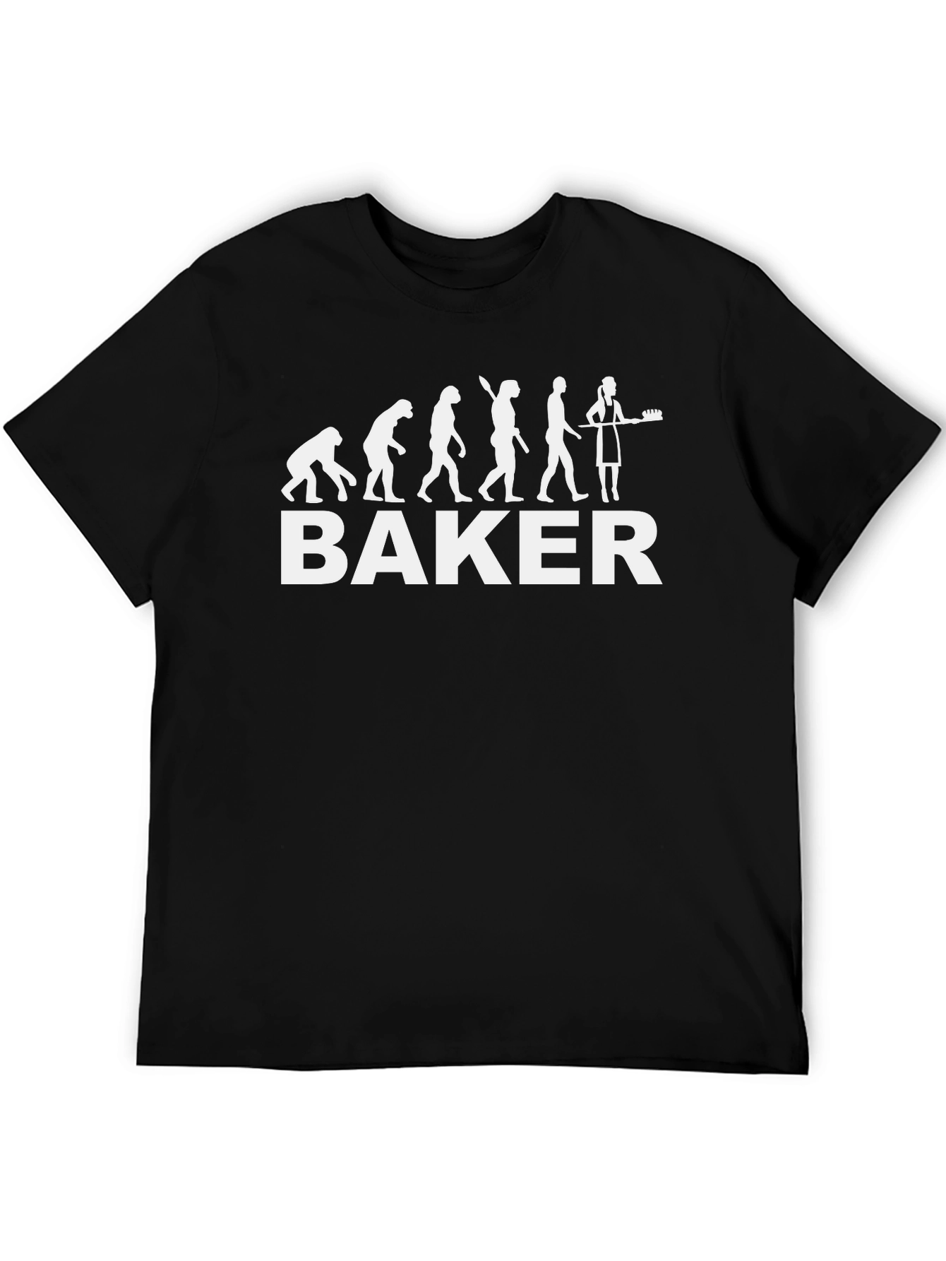 Baker Evolution Funny Graphic T-Shirt