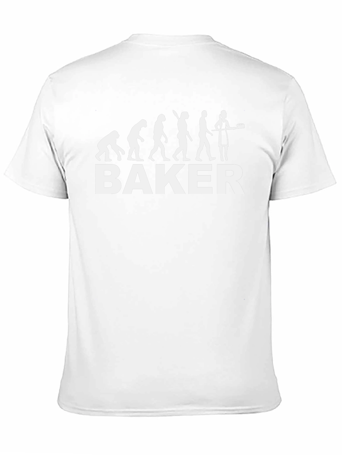 Baker Evolution Funny Graphic T-Shirt