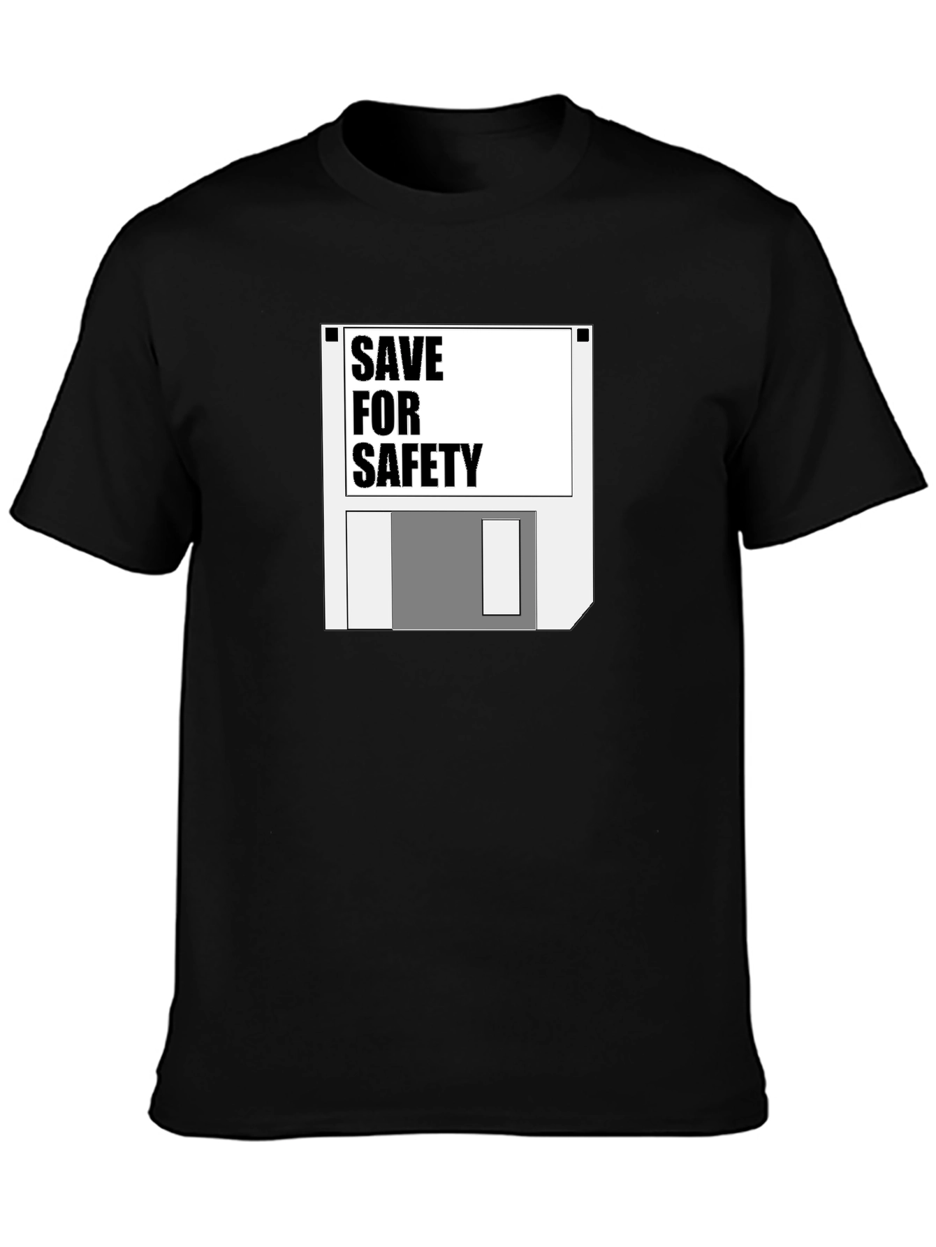 Save for Safety Floppy Disk Graphic T-Shirt