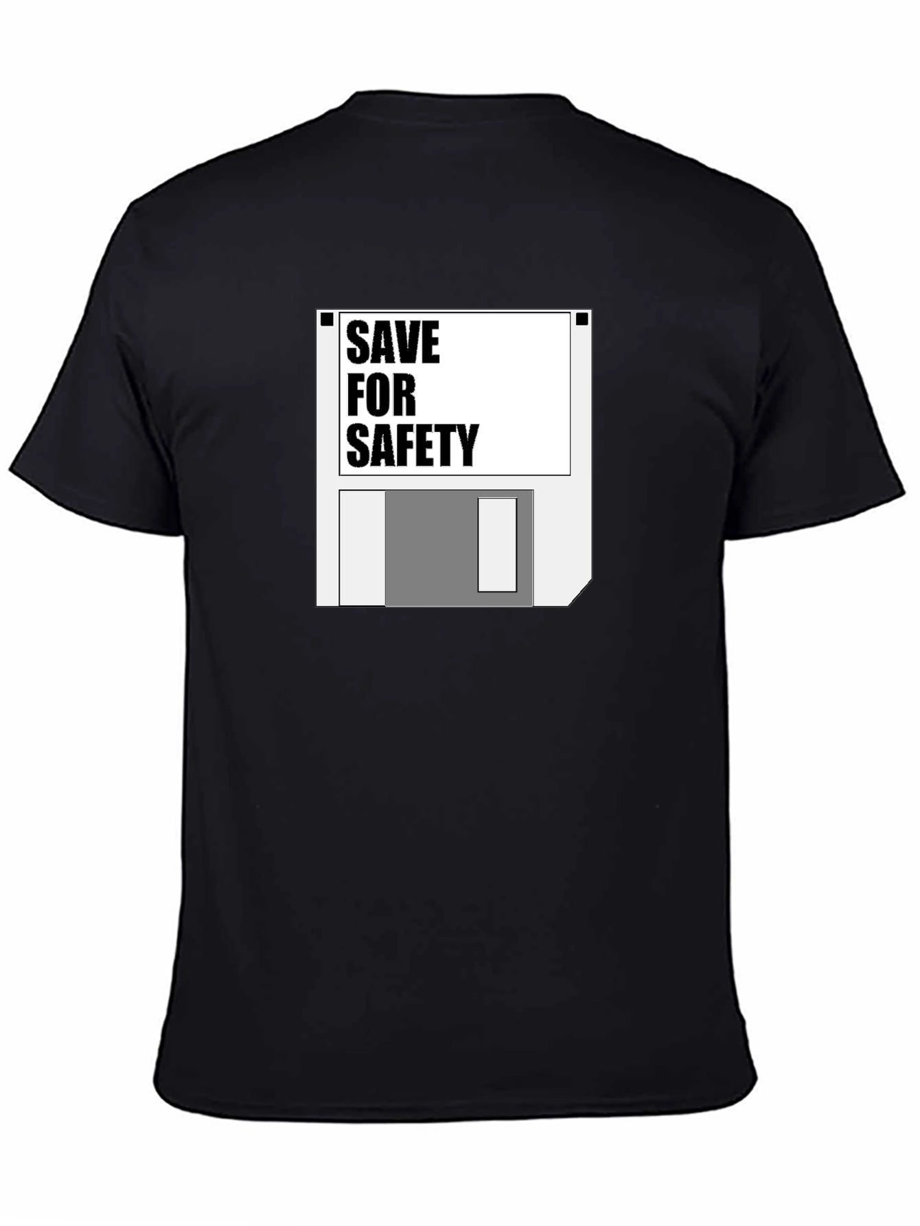 Save for Safety Floppy Disk Graphic T-Shirt