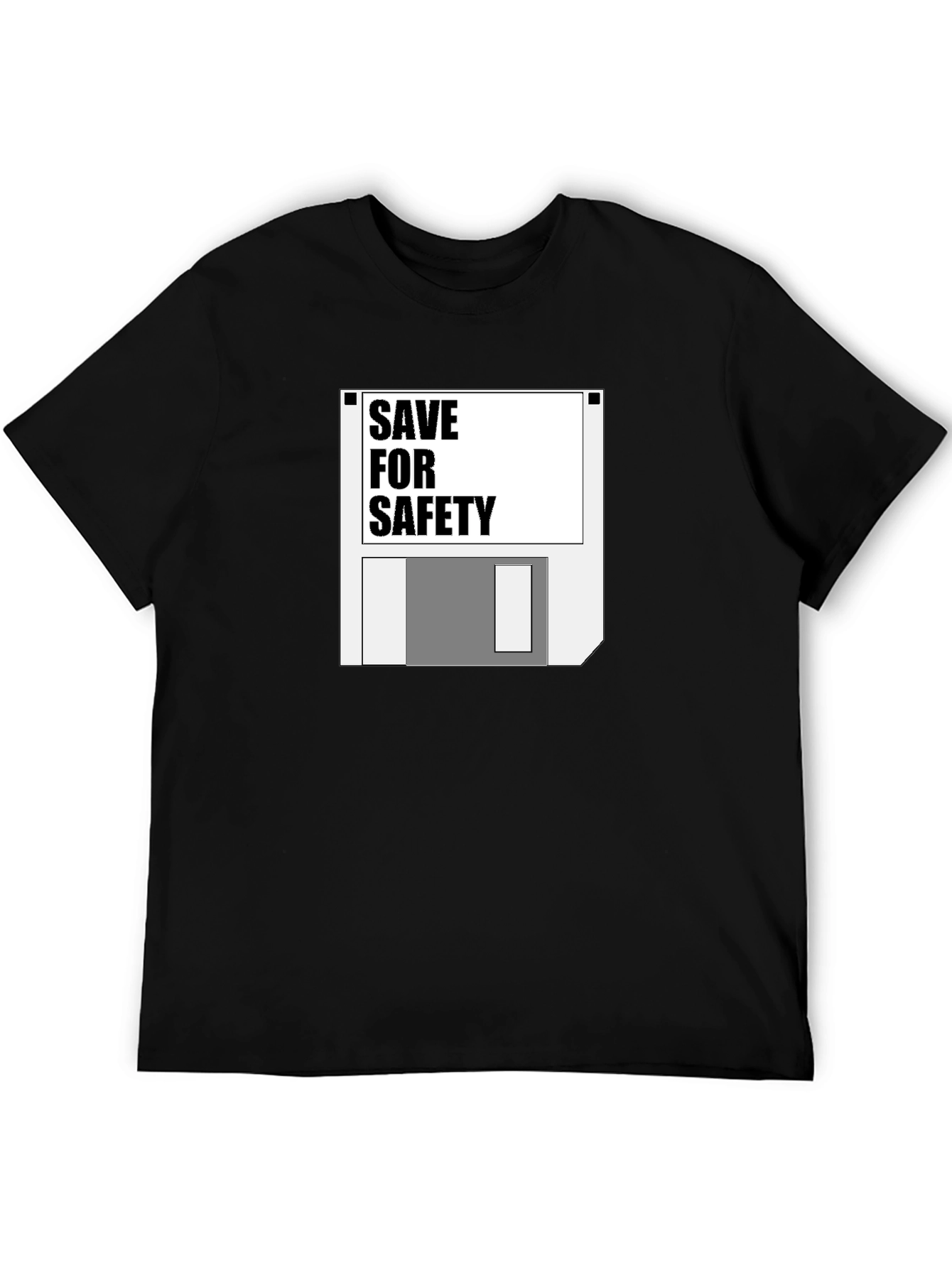 Save for Safety Floppy Disk Graphic T-Shirt