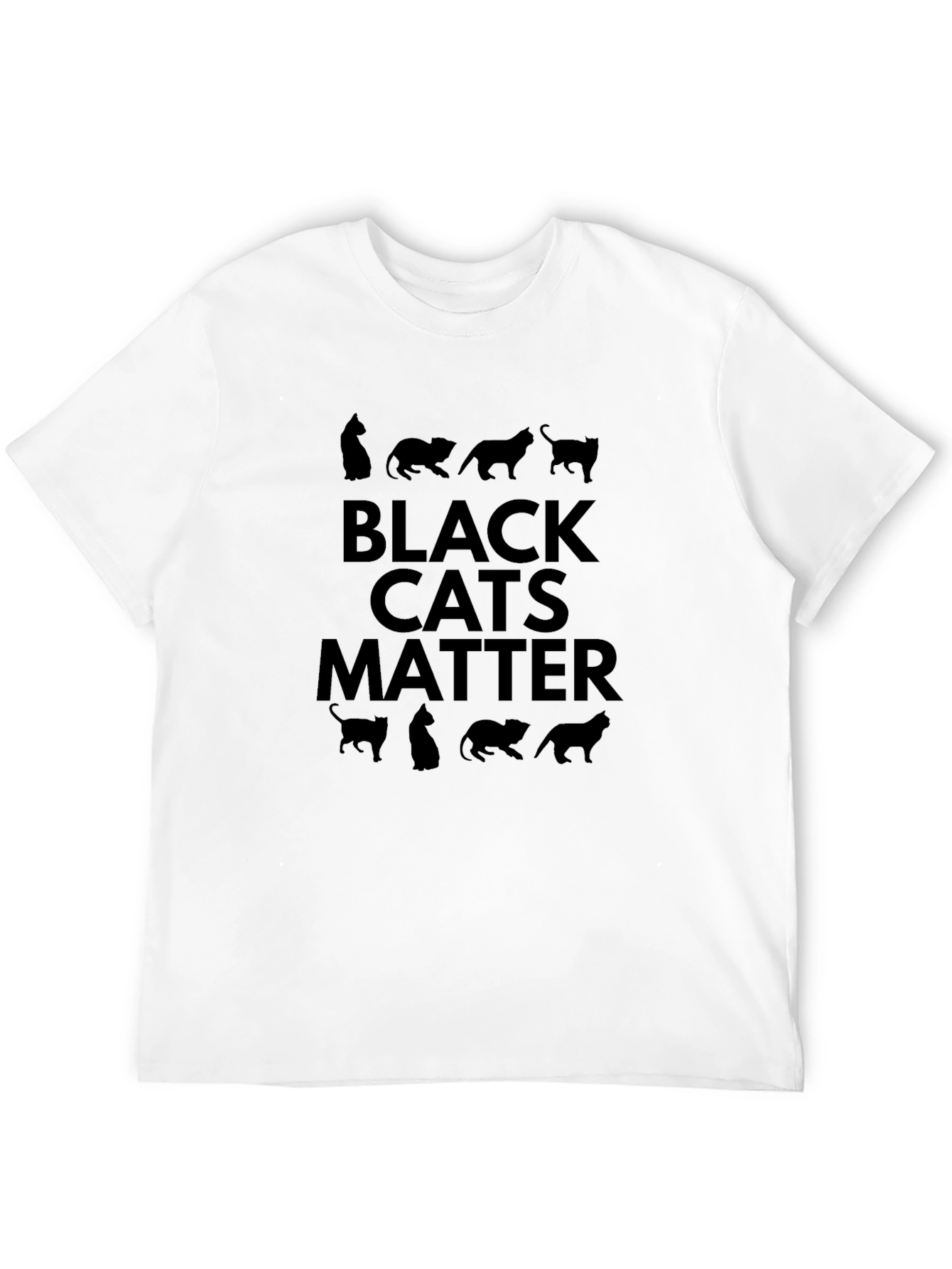 Black Cats Matter Graphic T-Shirt