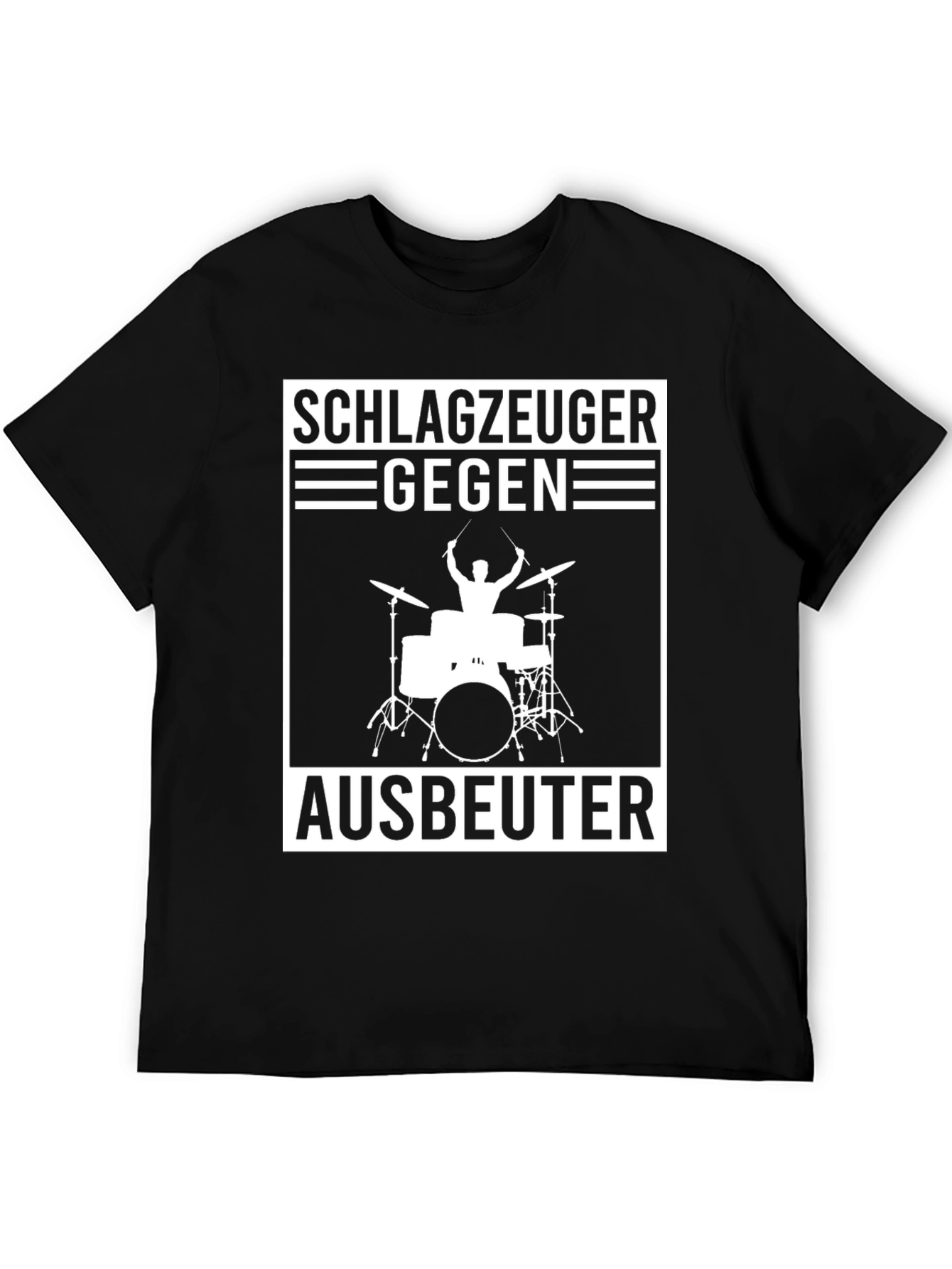Schlagzeuger Gegen Ausbeuter T-Shirt