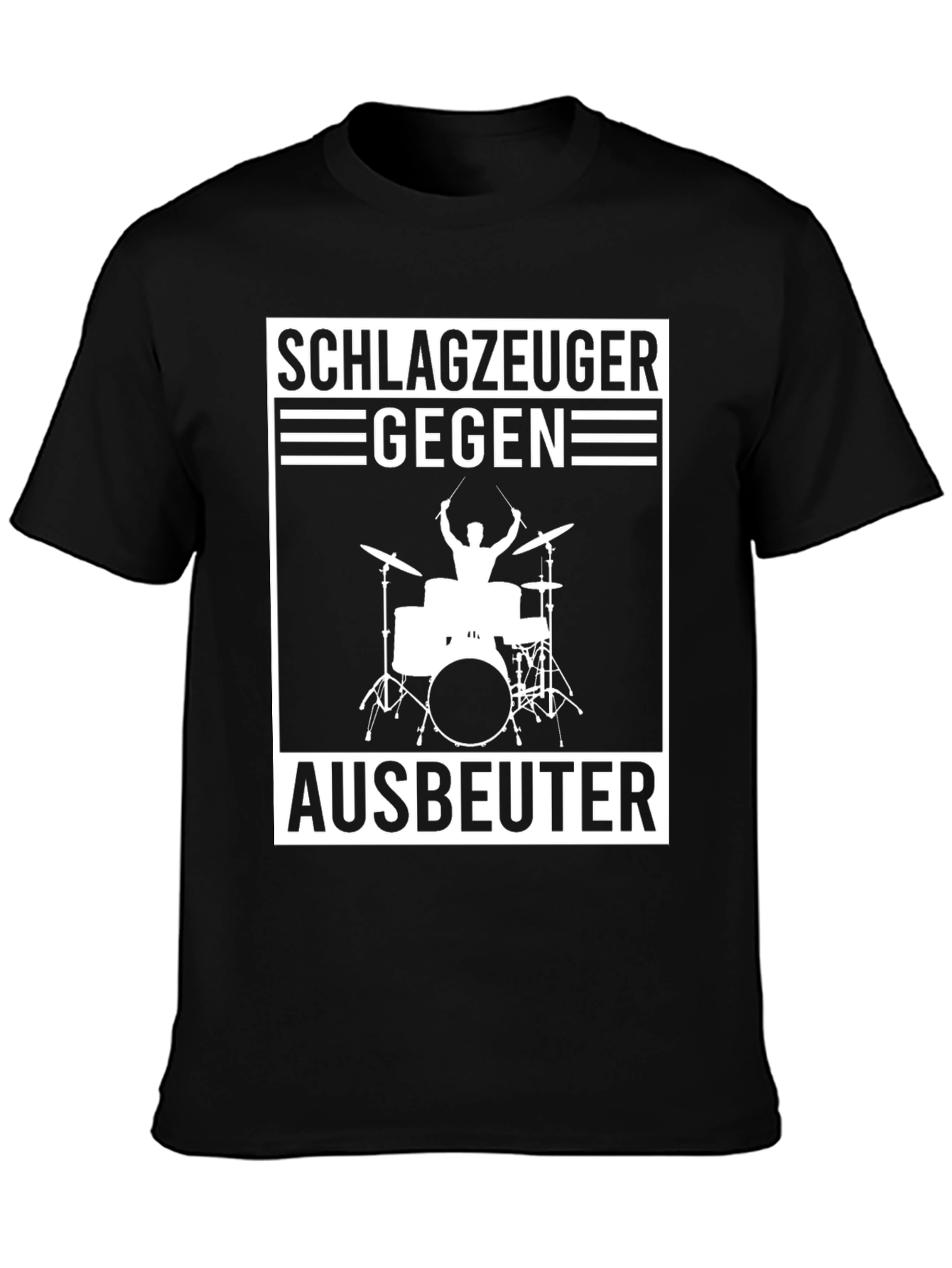 Schlagzeuger Gegen Ausbeuter T-Shirt