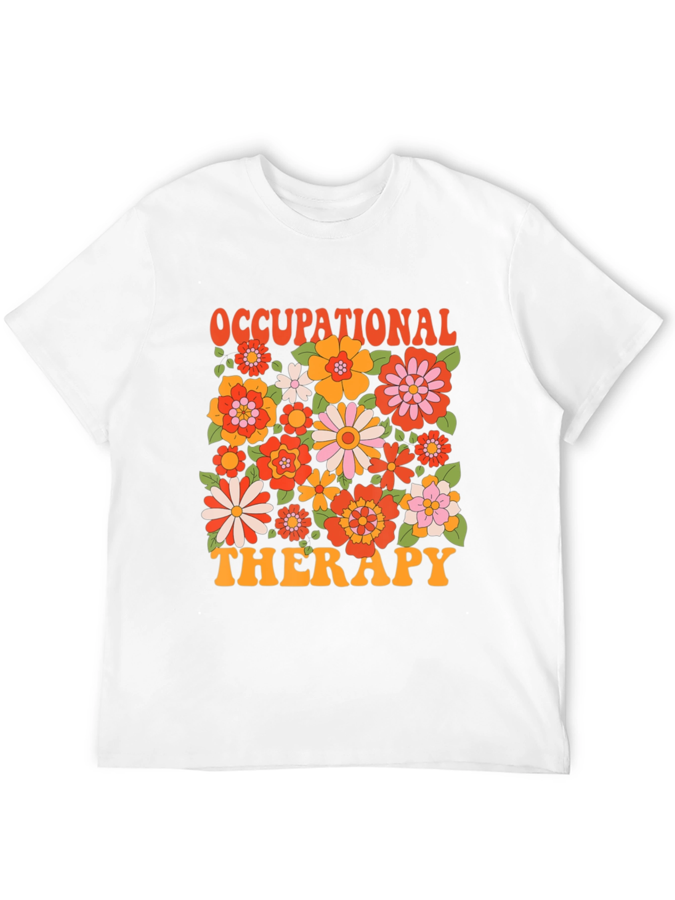 Occupational Therapy Floral T-Shirt