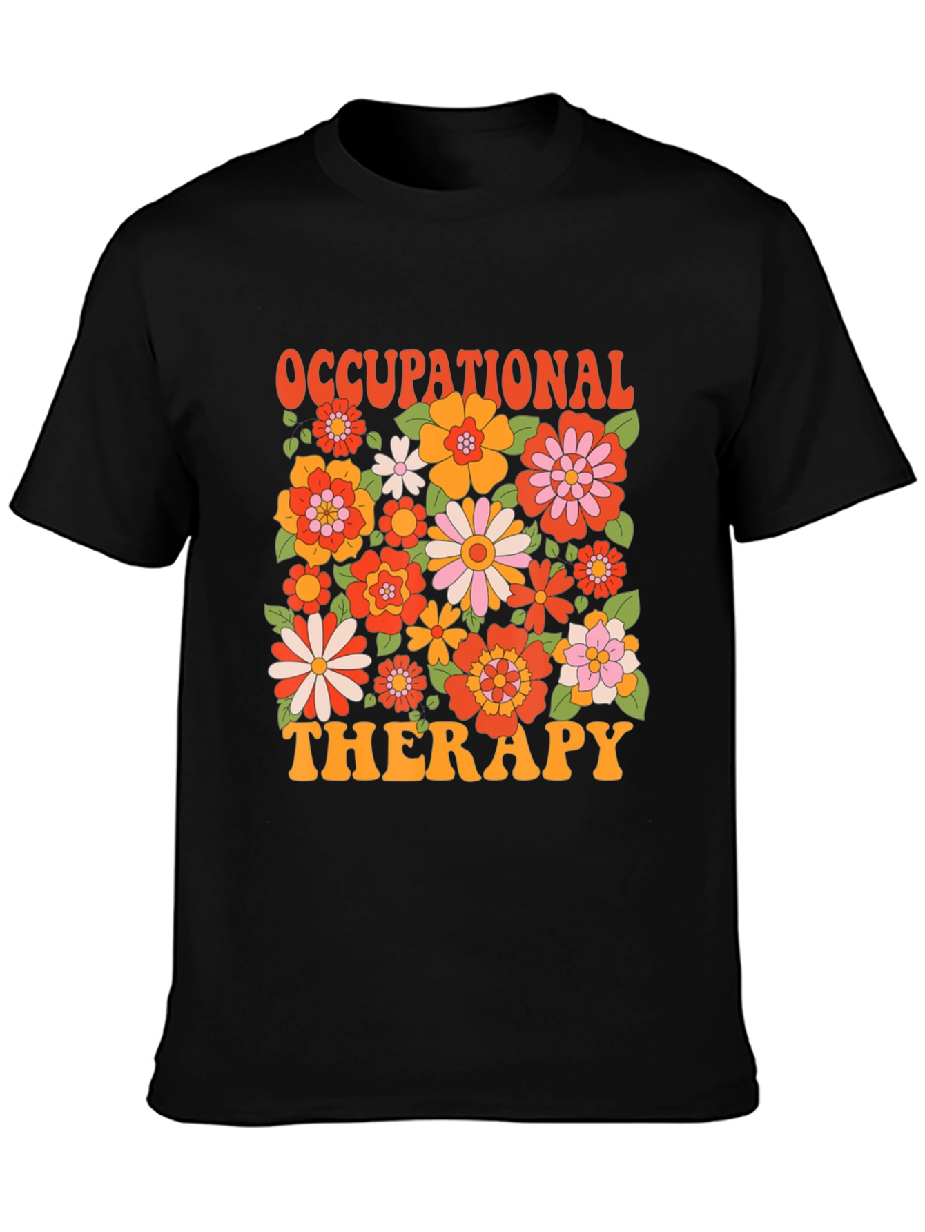 Occupational Therapy Floral T-Shirt