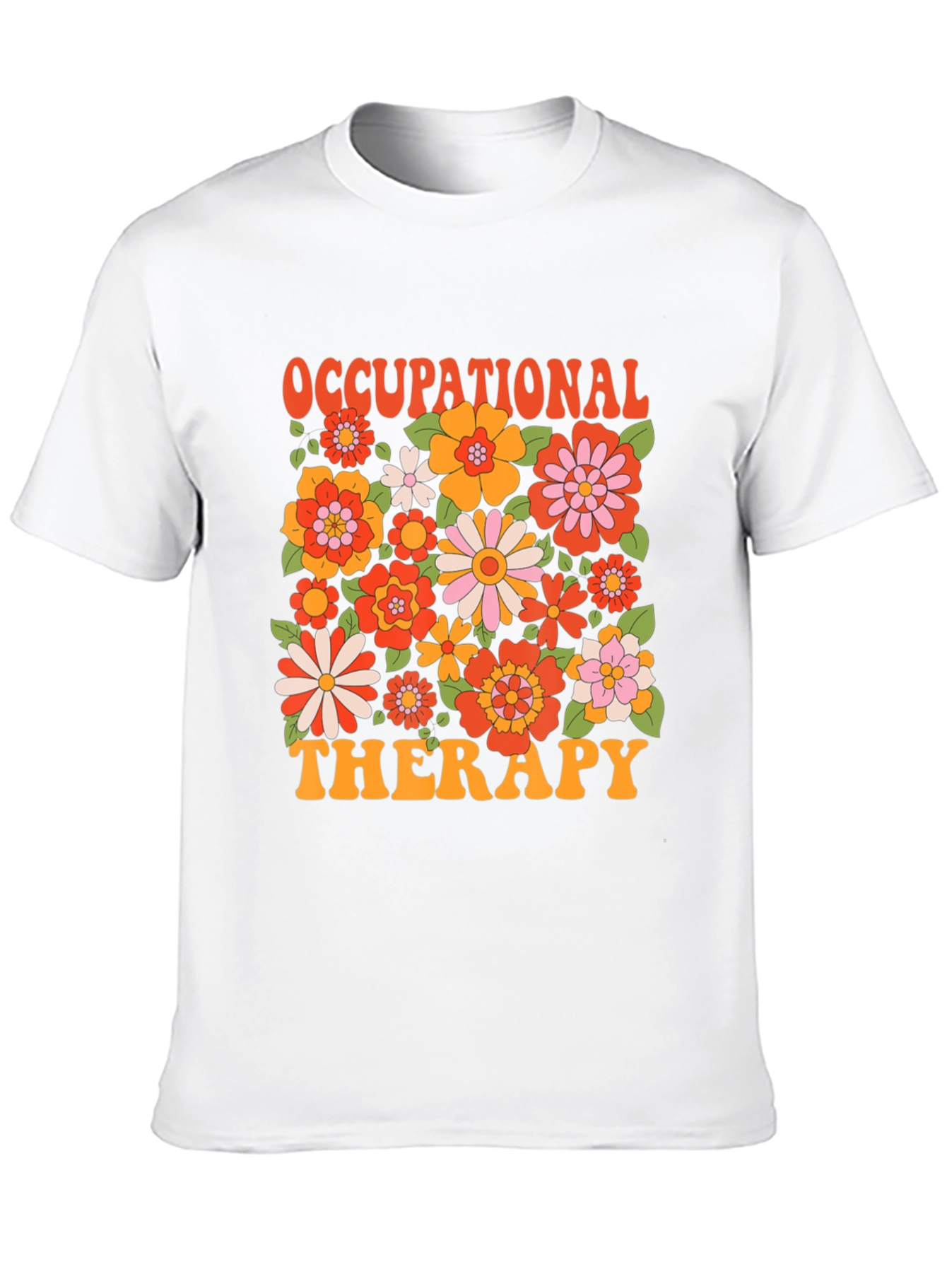 Occupational Therapy Floral T-Shirt