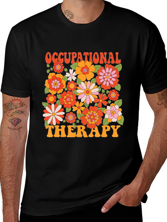 Occupational Therapy Floral T-Shirt