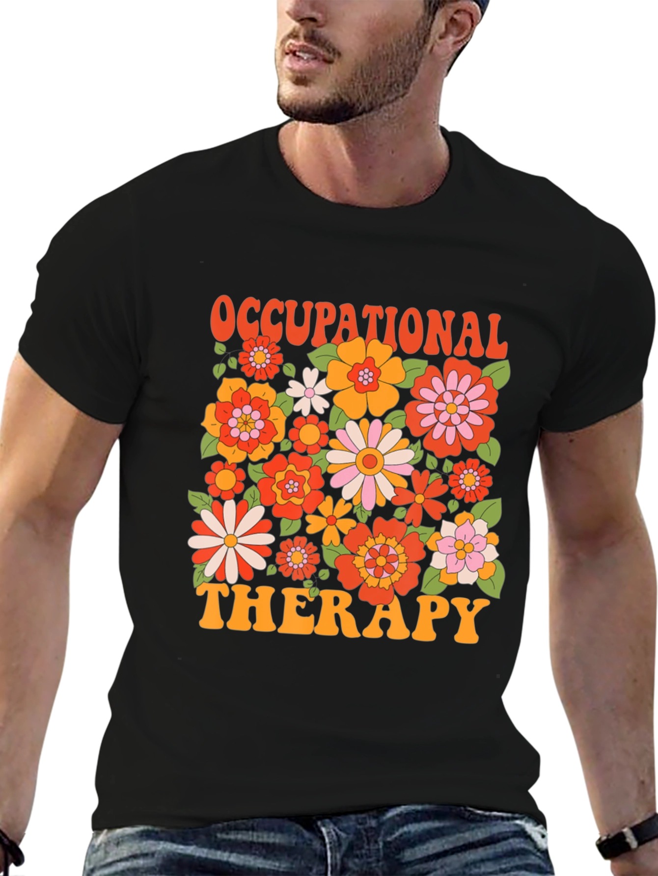 Occupational Therapy Floral T-Shirt