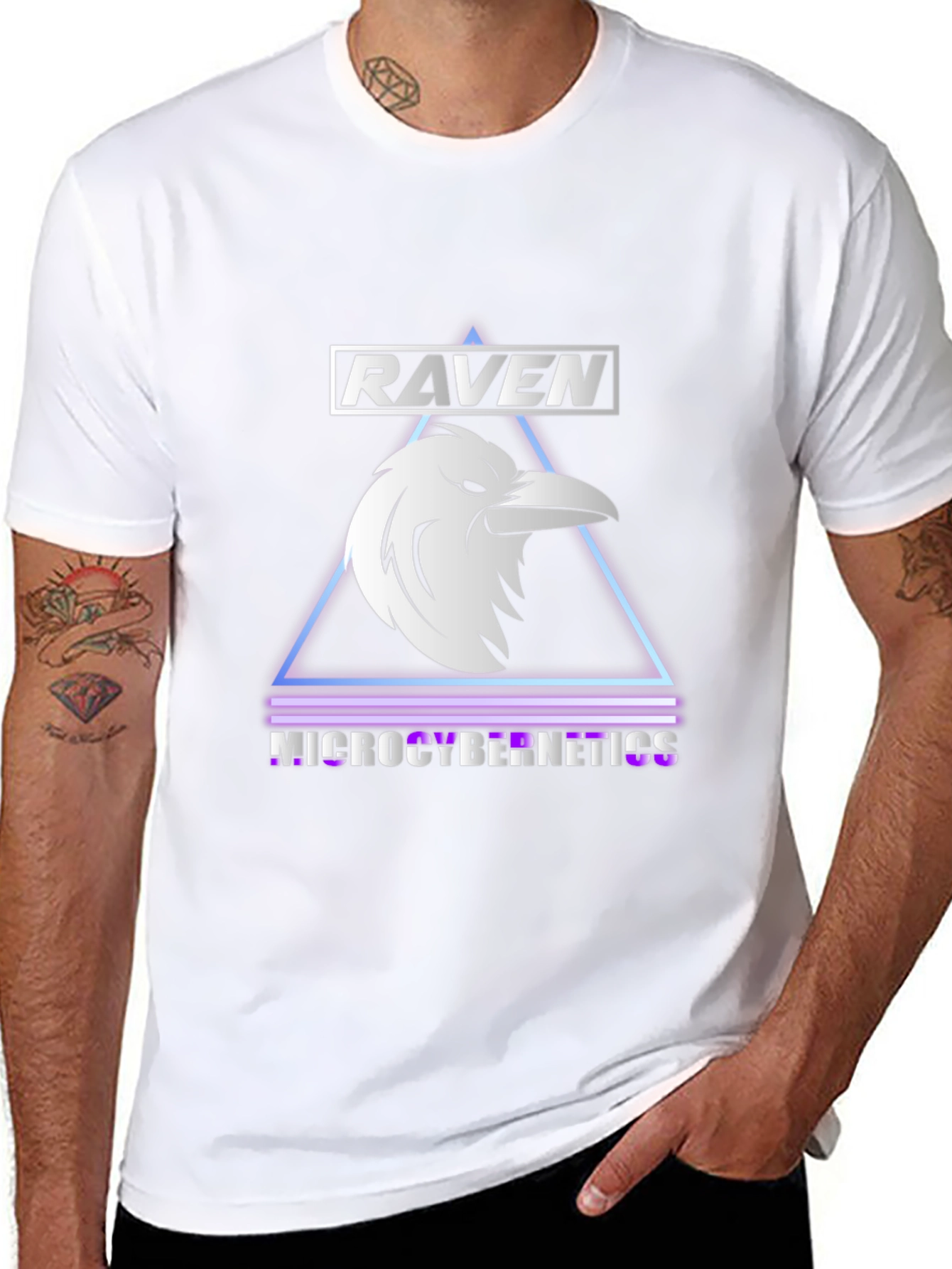 Raven Microcybernetics Black T-Shirt