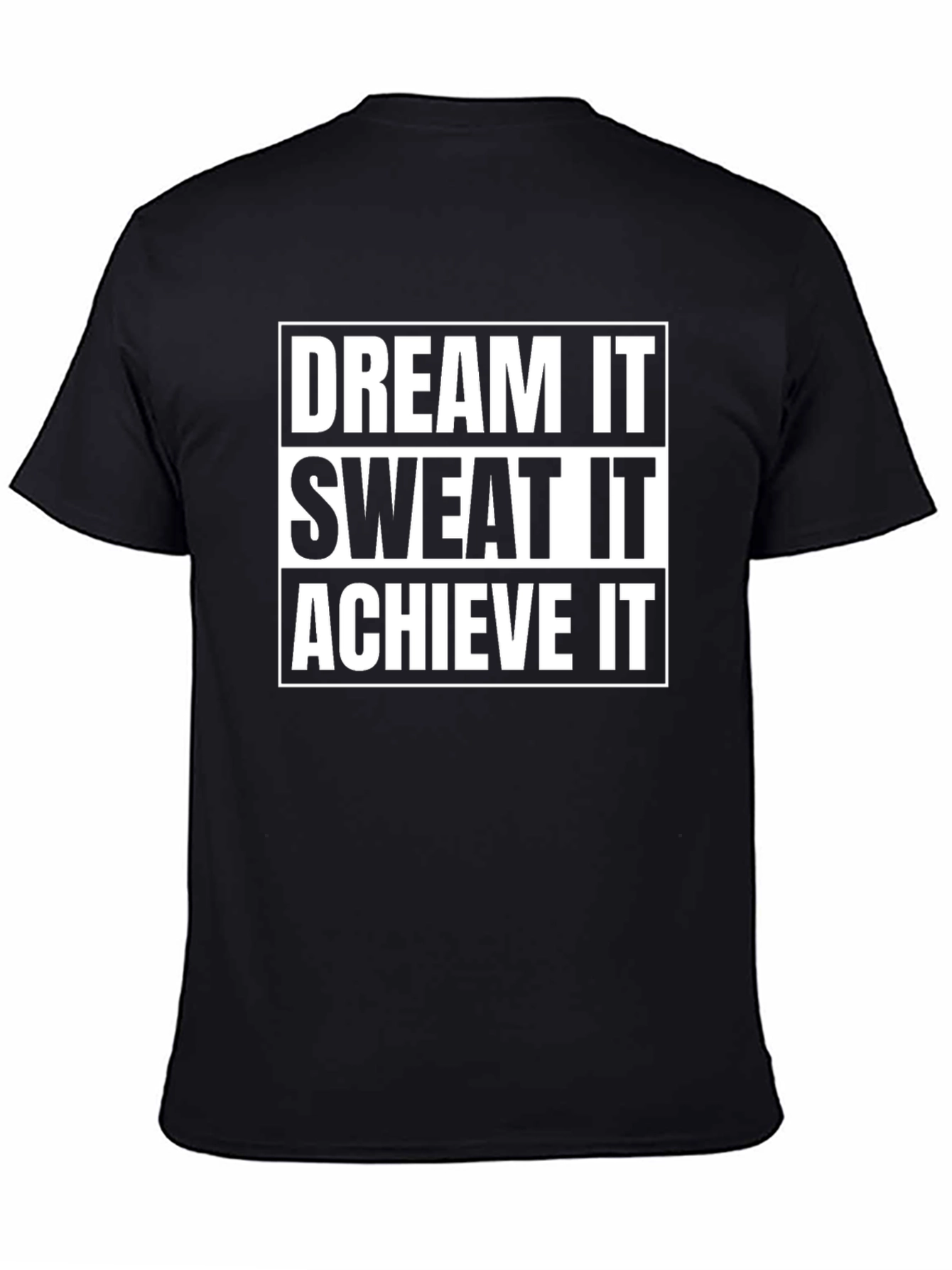 Dream Sweat Achieve Black T-Shirt