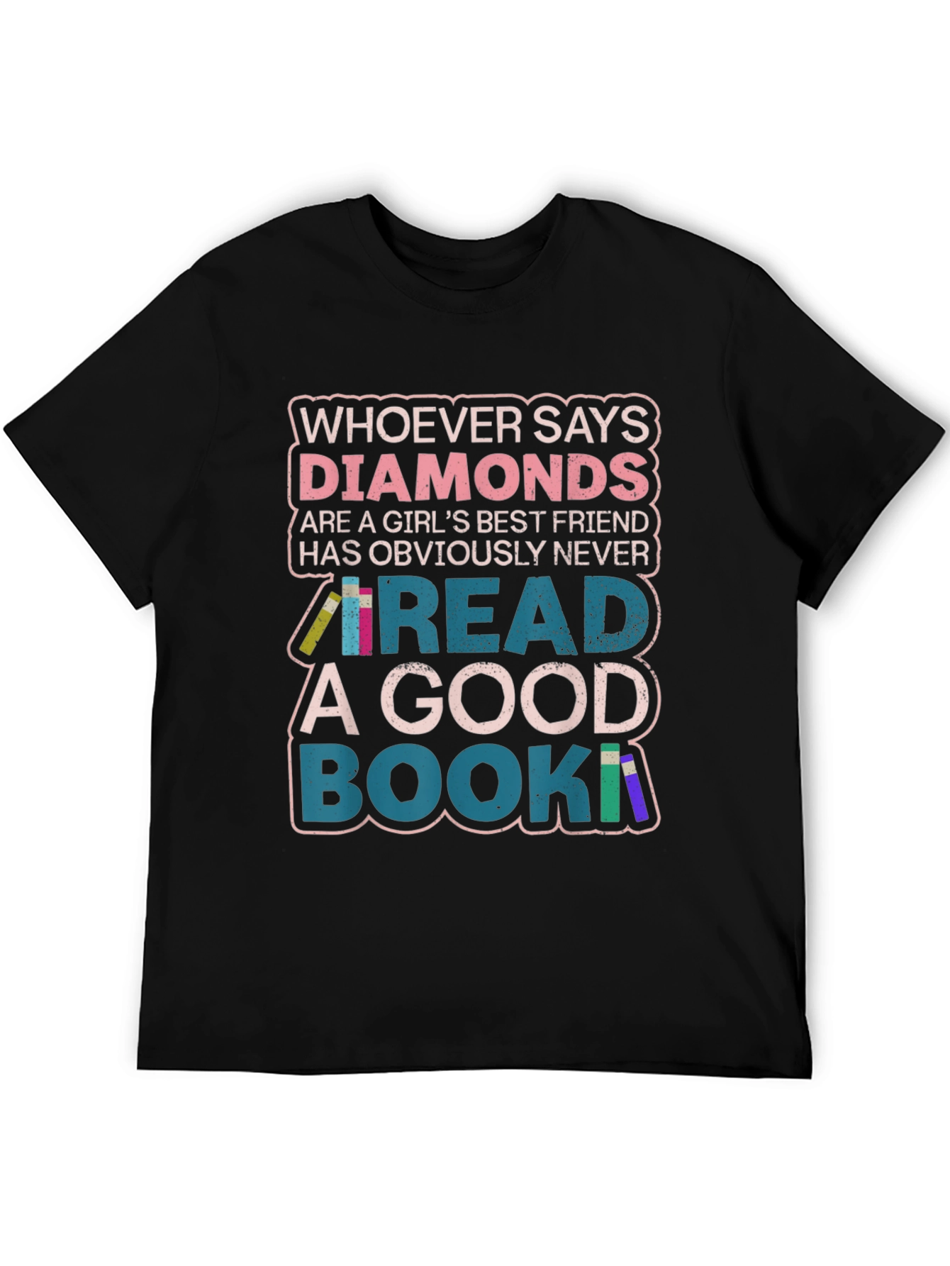 Diamonds & Books Graphic Tee