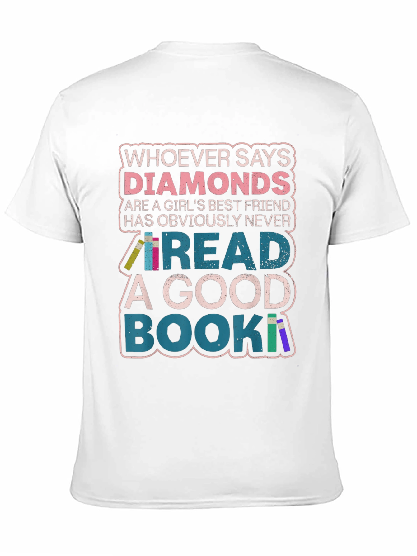 Diamonds & Books Graphic Tee