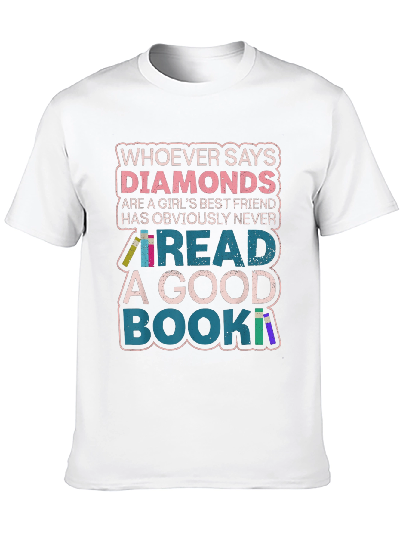 Diamonds & Books Graphic Tee