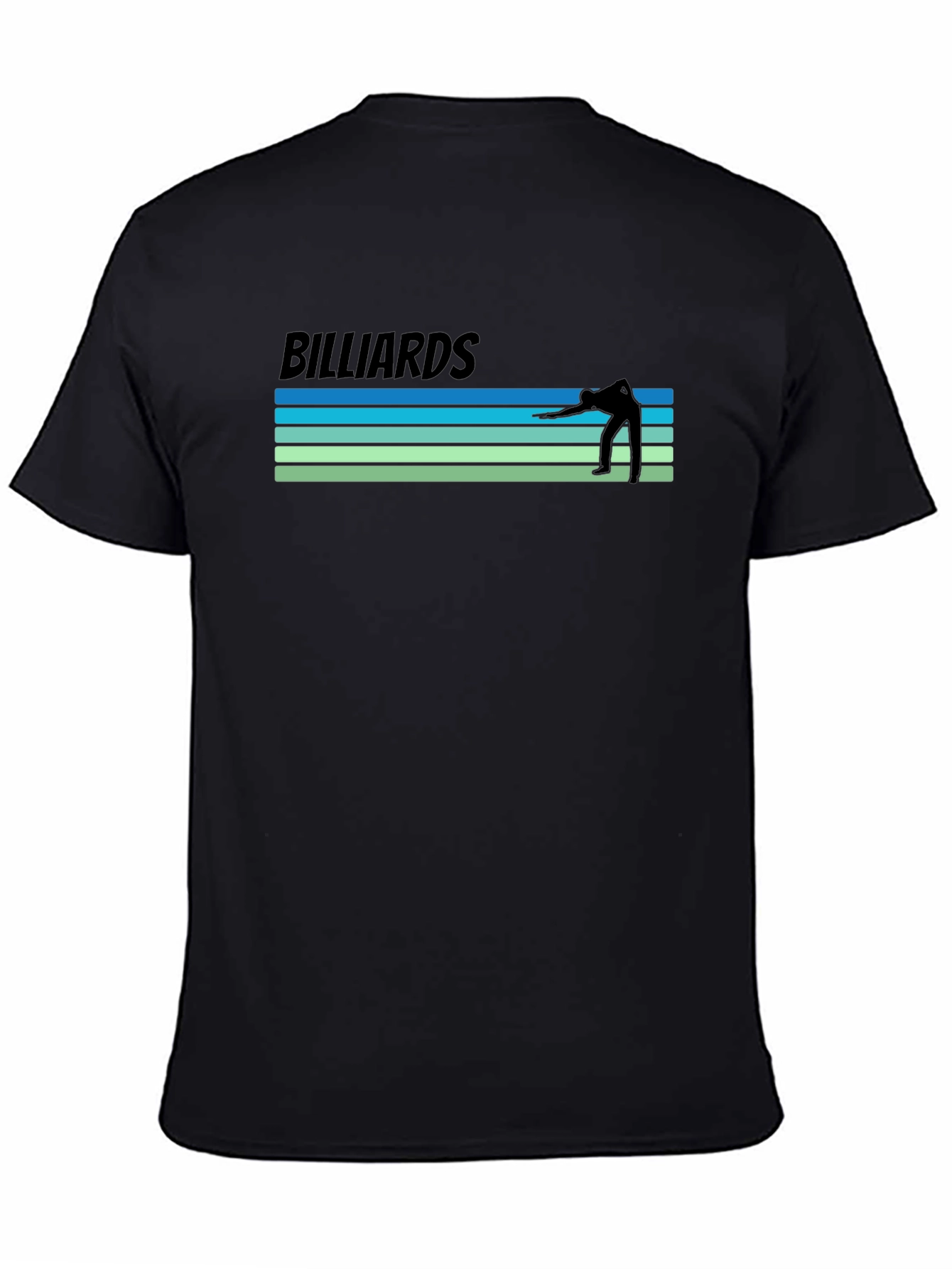 Billiards Retro Style Graphic T-Shirt