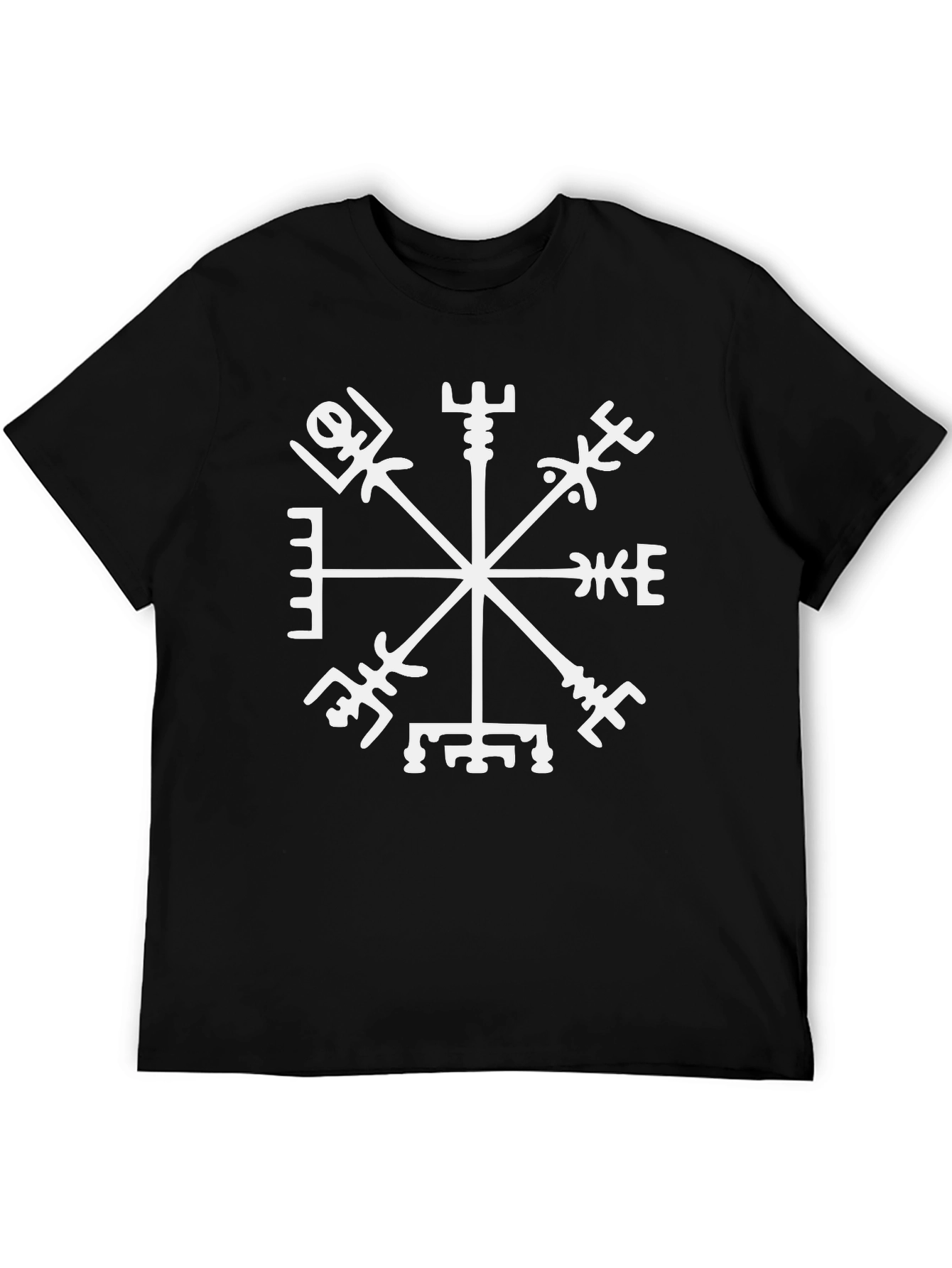 Vegvisir Compass Viking Black T-Shirt