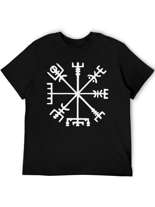 Vegvisir Compass Viking Black T-Shirt