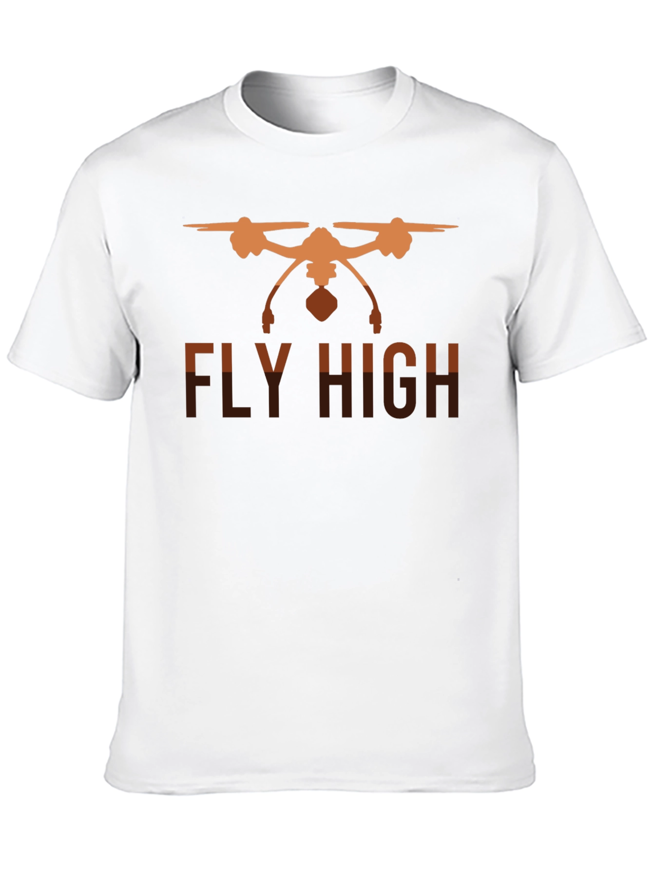 Fly High Drone Graphic Tee - Black