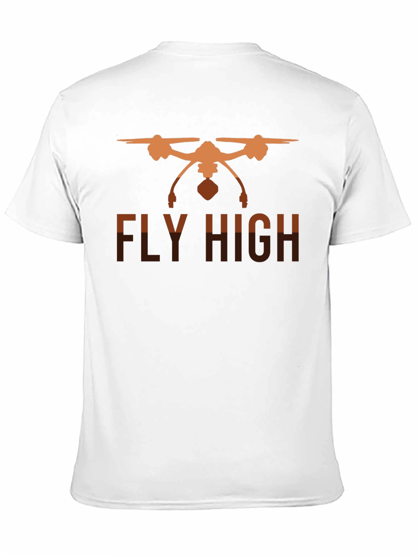 Fly High Drone Graphic Tee - Black