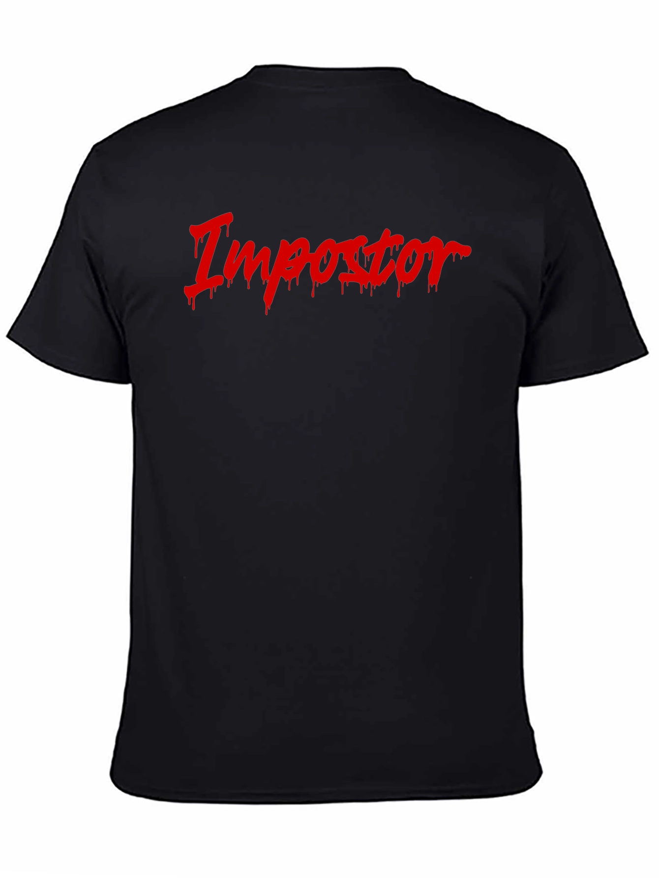 Impostor Graphic Tee - Black Crew Neck