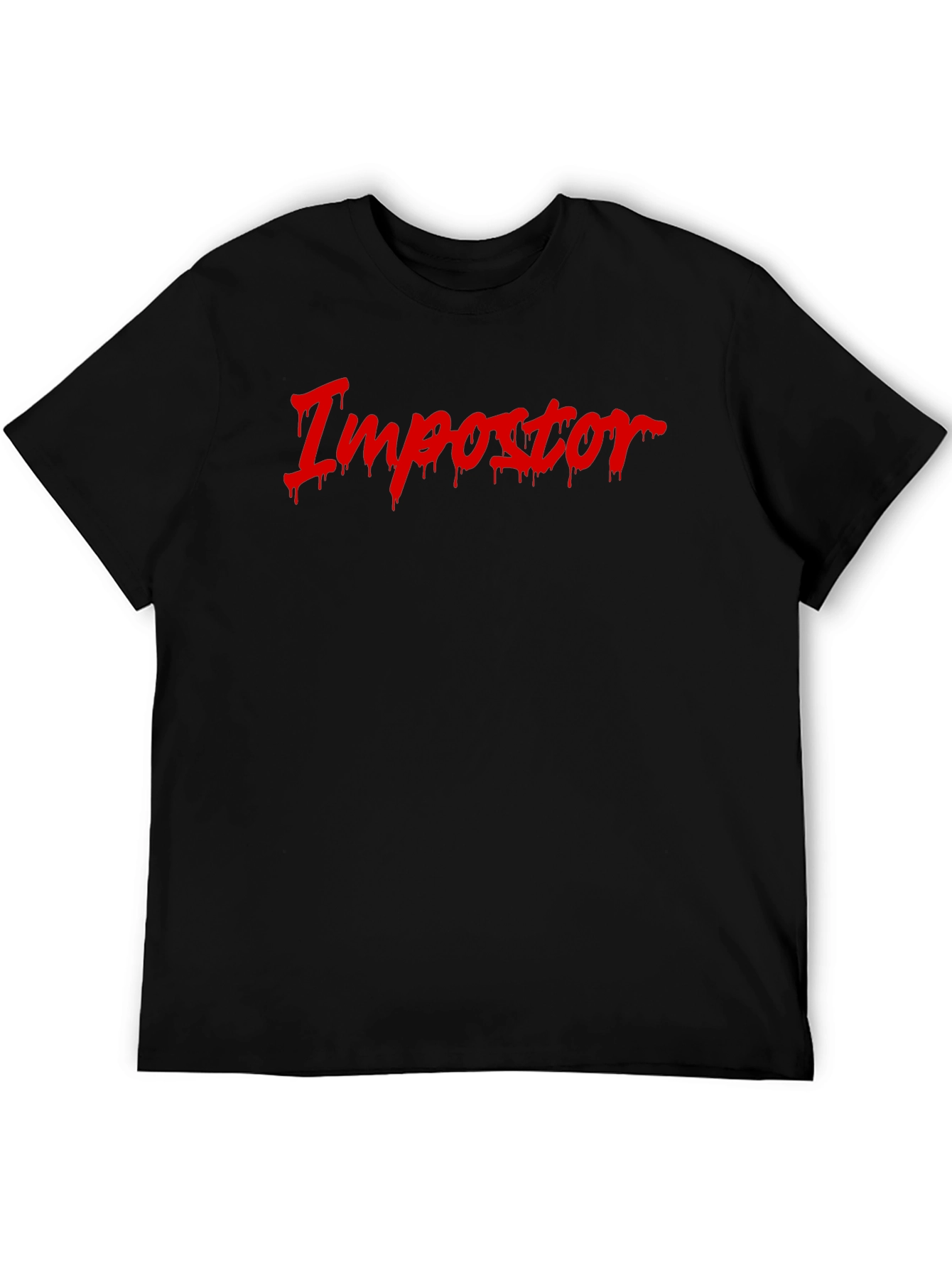 Impostor Graphic Tee - Black Crew Neck