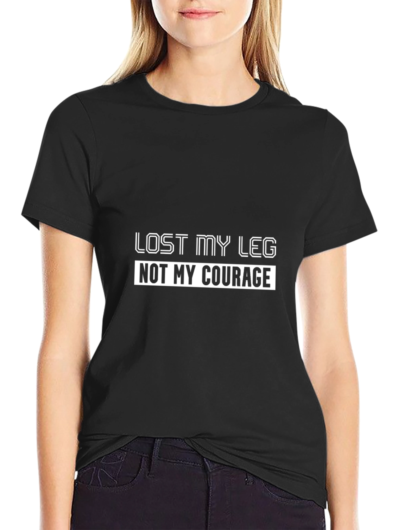 Lost My Leg Not My Courage T-Shirt
