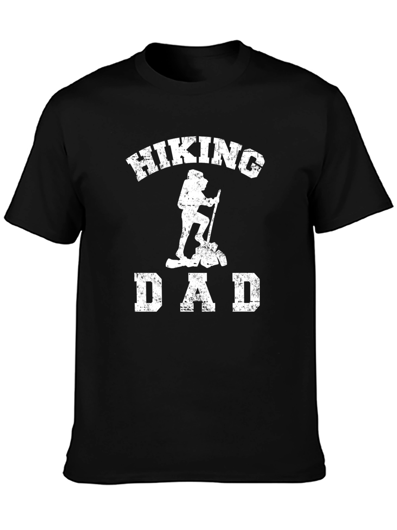 Hiking Dad Graphic T-Shirt - Black