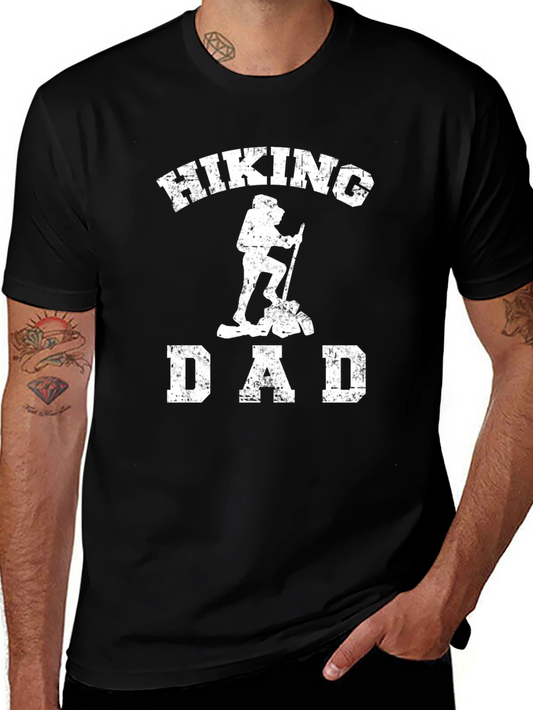 Hiking Dad Graphic T-Shirt - Black