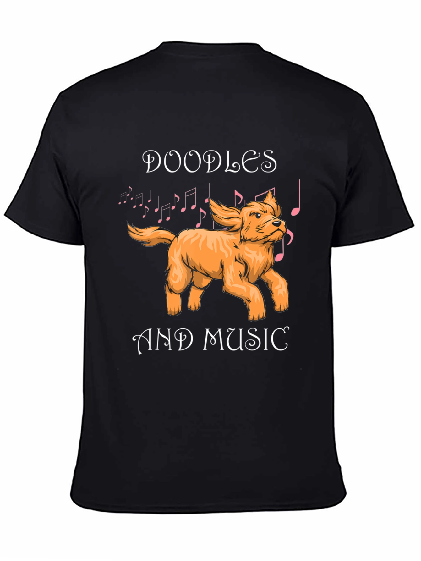 Doodles and Music Graphic T-Shirt