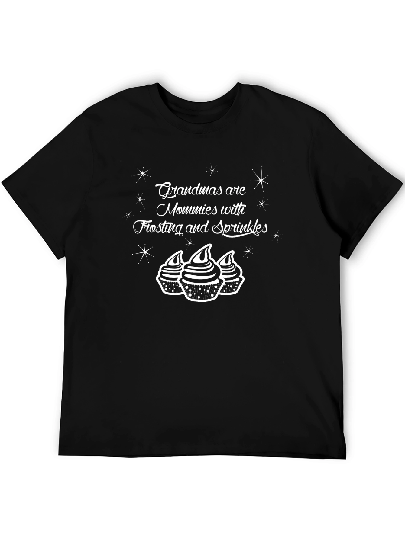 Grandmas are Mommies T-Shirt - Cupcake Design