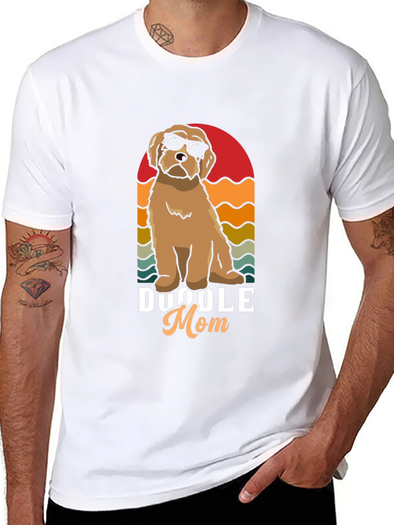 Doodle Mom T-Shirt - Cute Dog Lover Tee