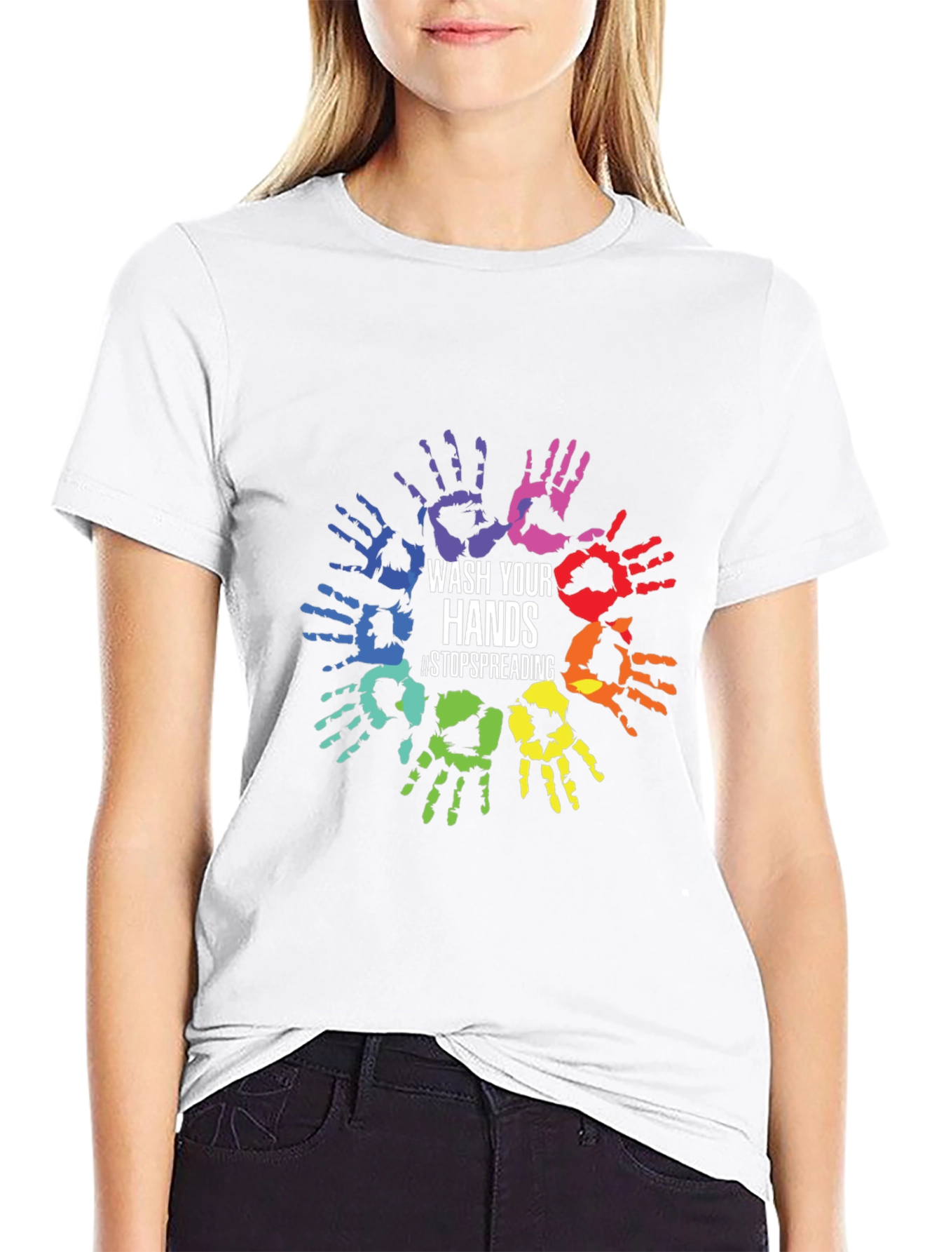 Wash Your Hands T-Shirt Stop Spreading Tee