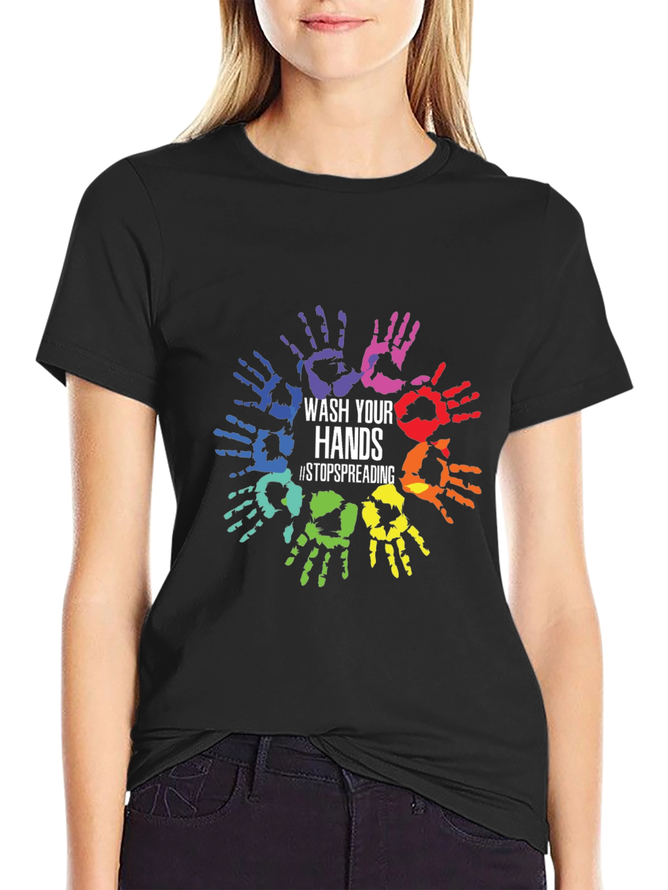 Wash Your Hands T-Shirt Stop Spreading Tee