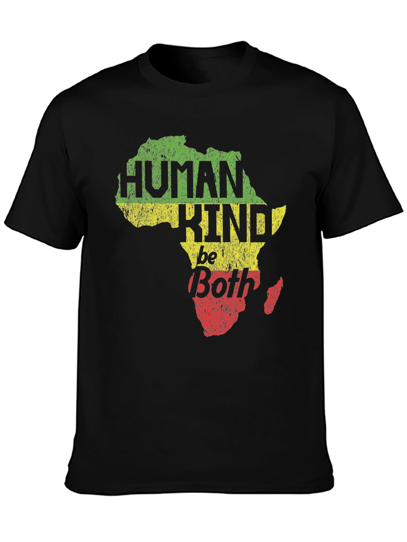 Human Kind Be Both Africa Map T-Shirt