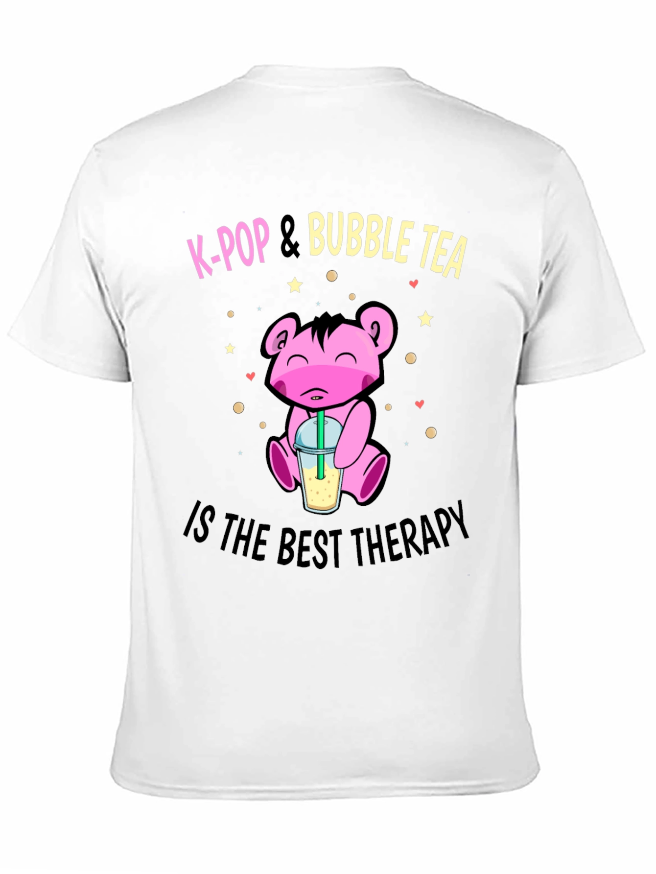 K-Pop & Bubble Tea T-Shirt - Best Therapy Tee