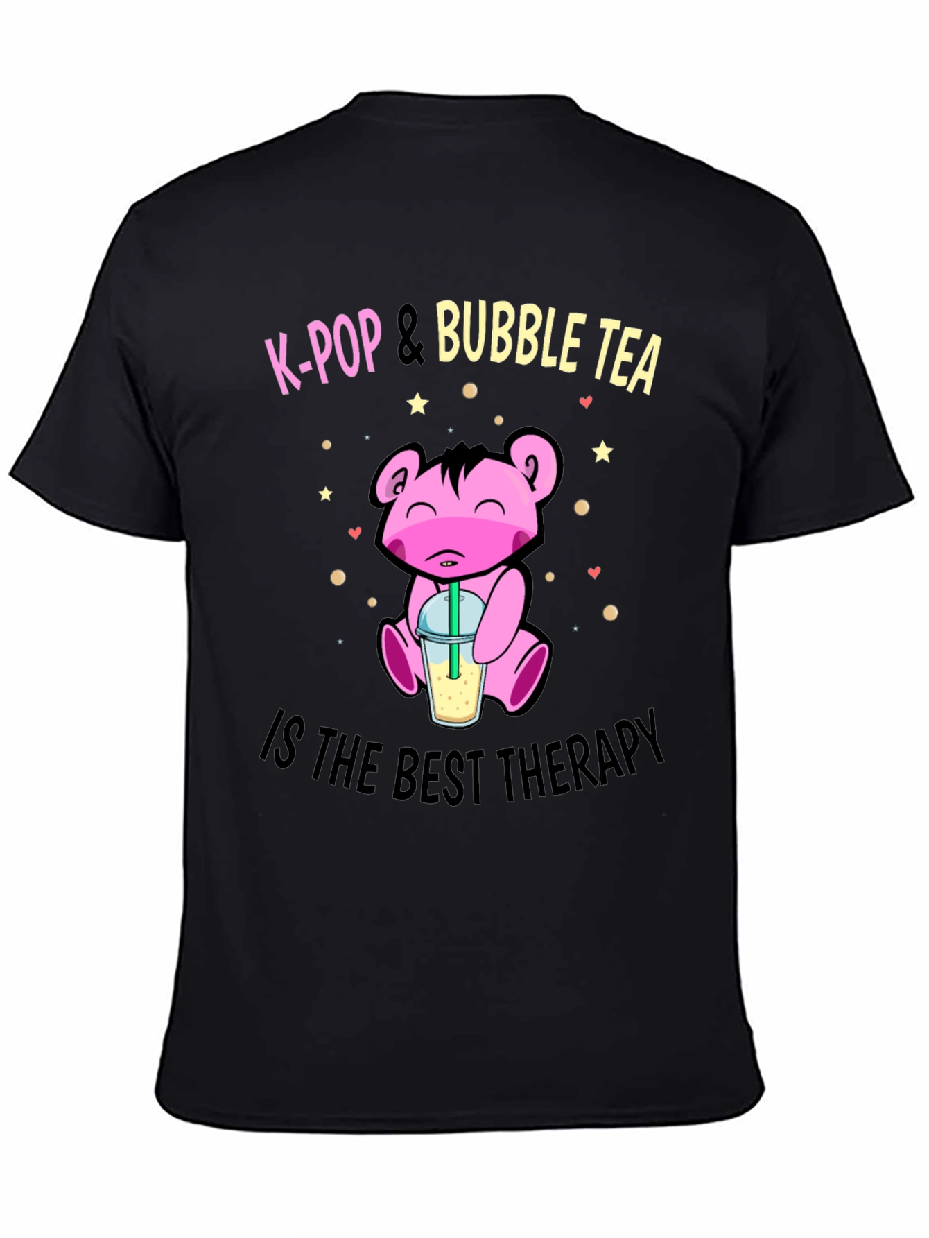 K-Pop & Bubble Tea T-Shirt - Best Therapy Tee