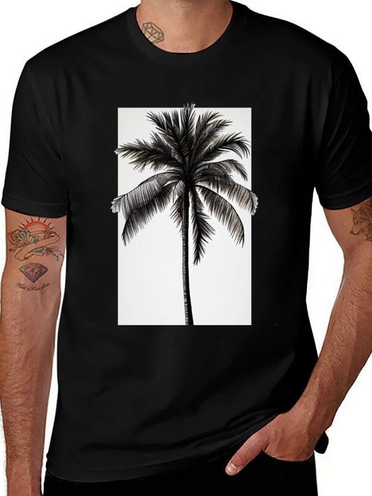 Tropical Palm Tree Graphic T-Shirt