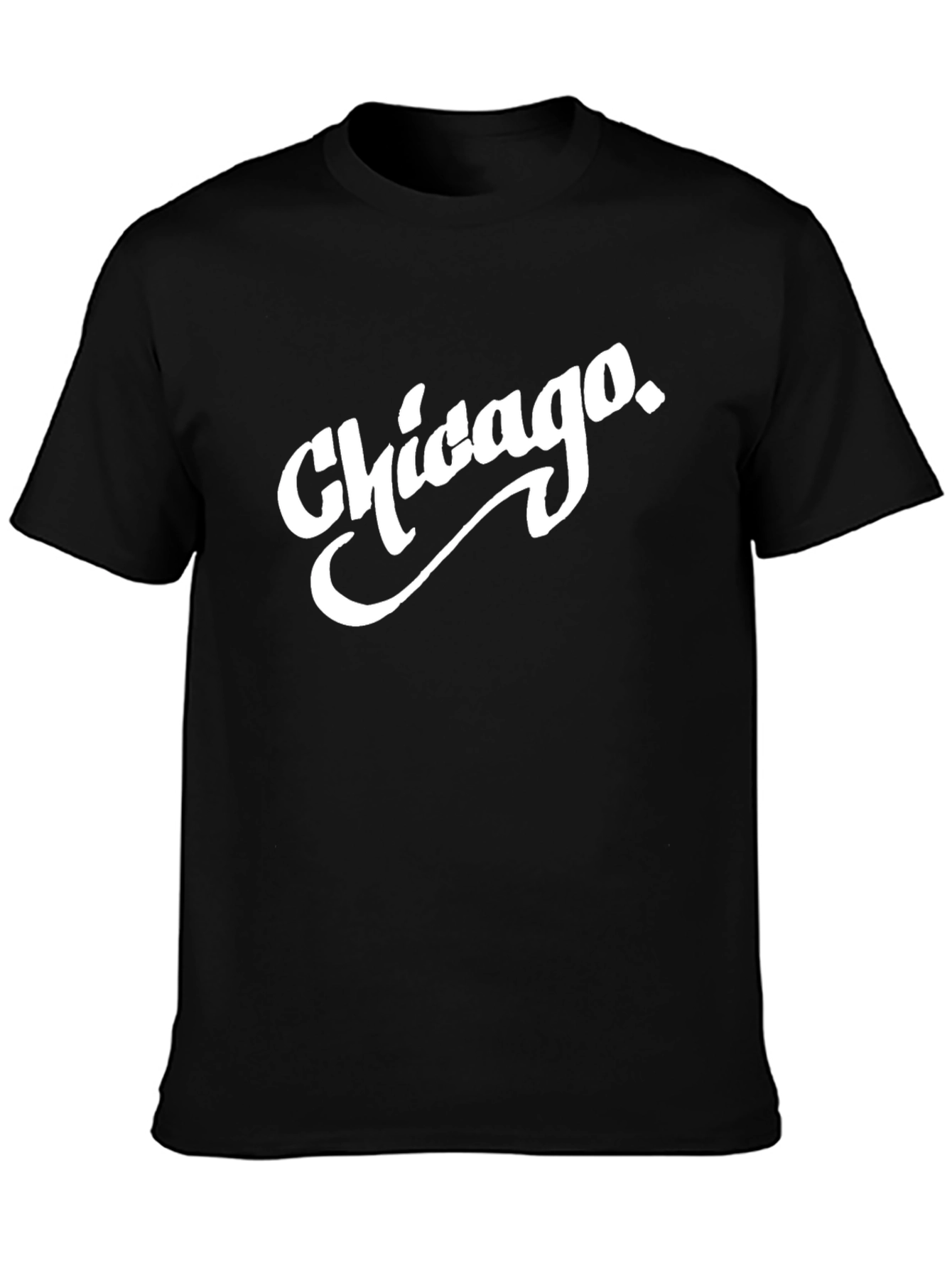 Chicago Graphic Tee - Stylish Black T-Shirt