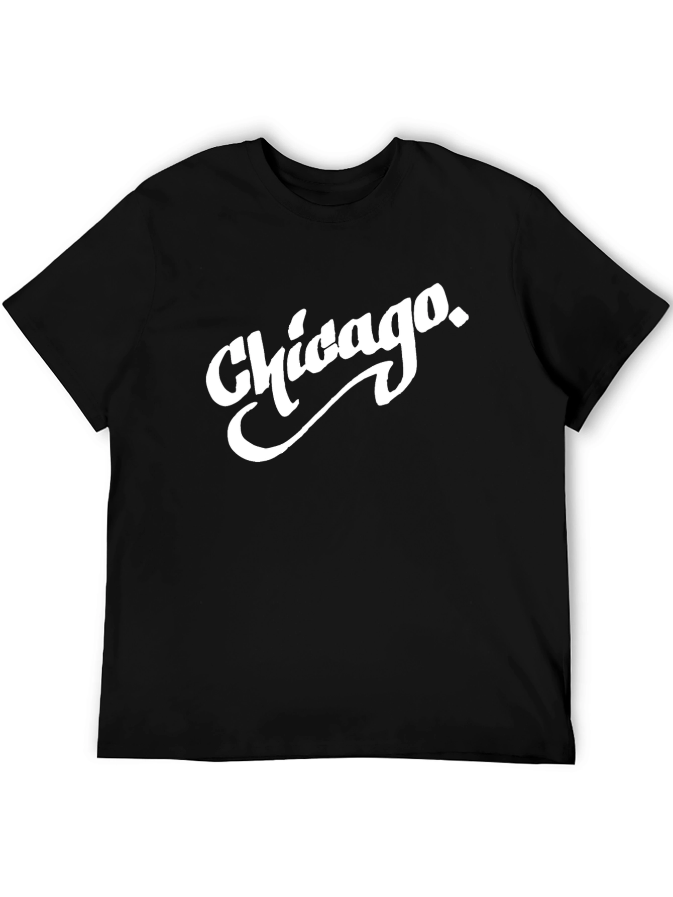 Chicago Graphic Tee - Stylish Black T-Shirt