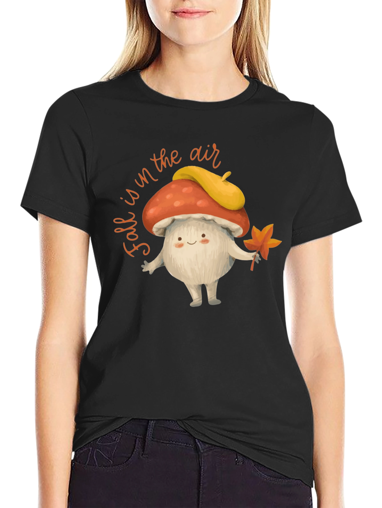 Fall Mushroom T-Shirt: Autumn Air