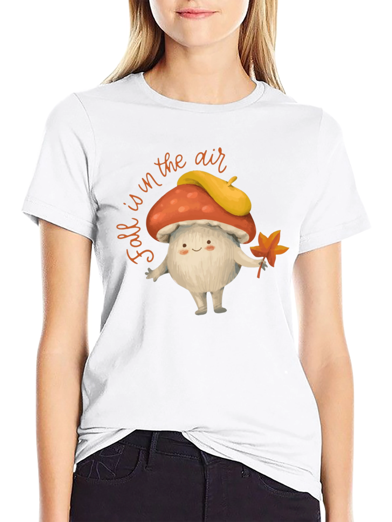 Fall Mushroom T-Shirt: Autumn Air