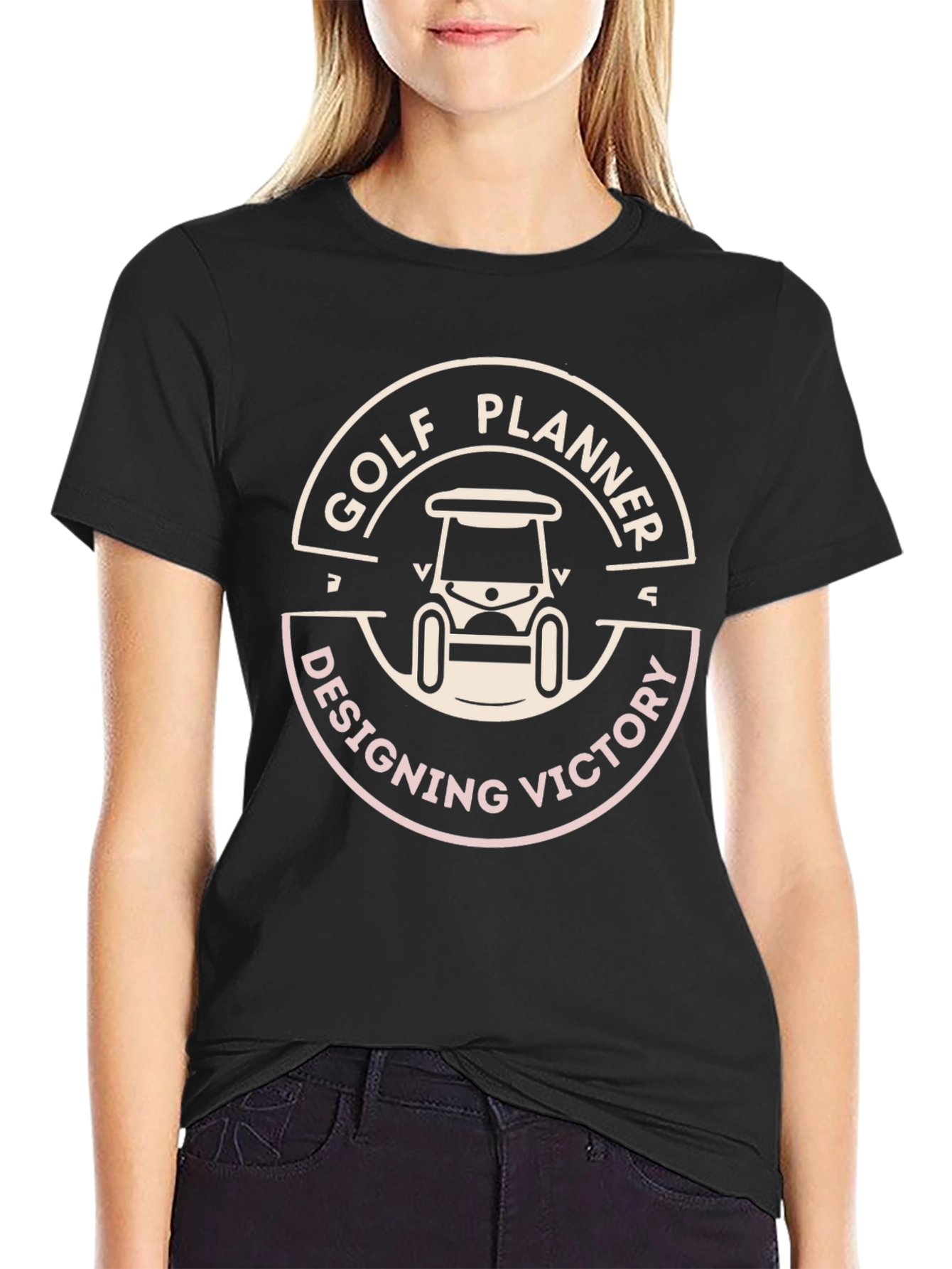 Golf Planner T-Shirt - Designing Victory