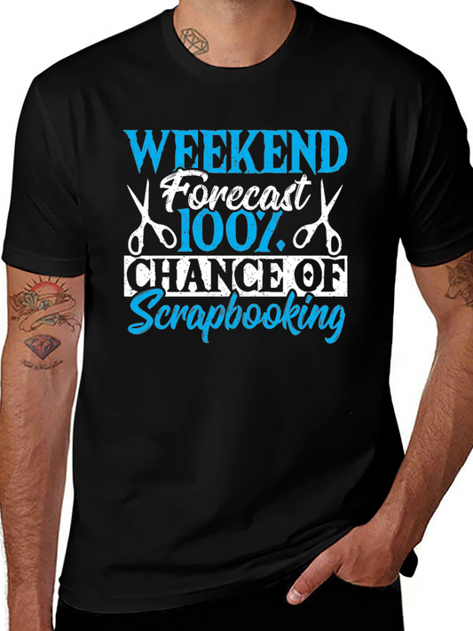 Scrapbooking Weekend Forecast T-Shirt